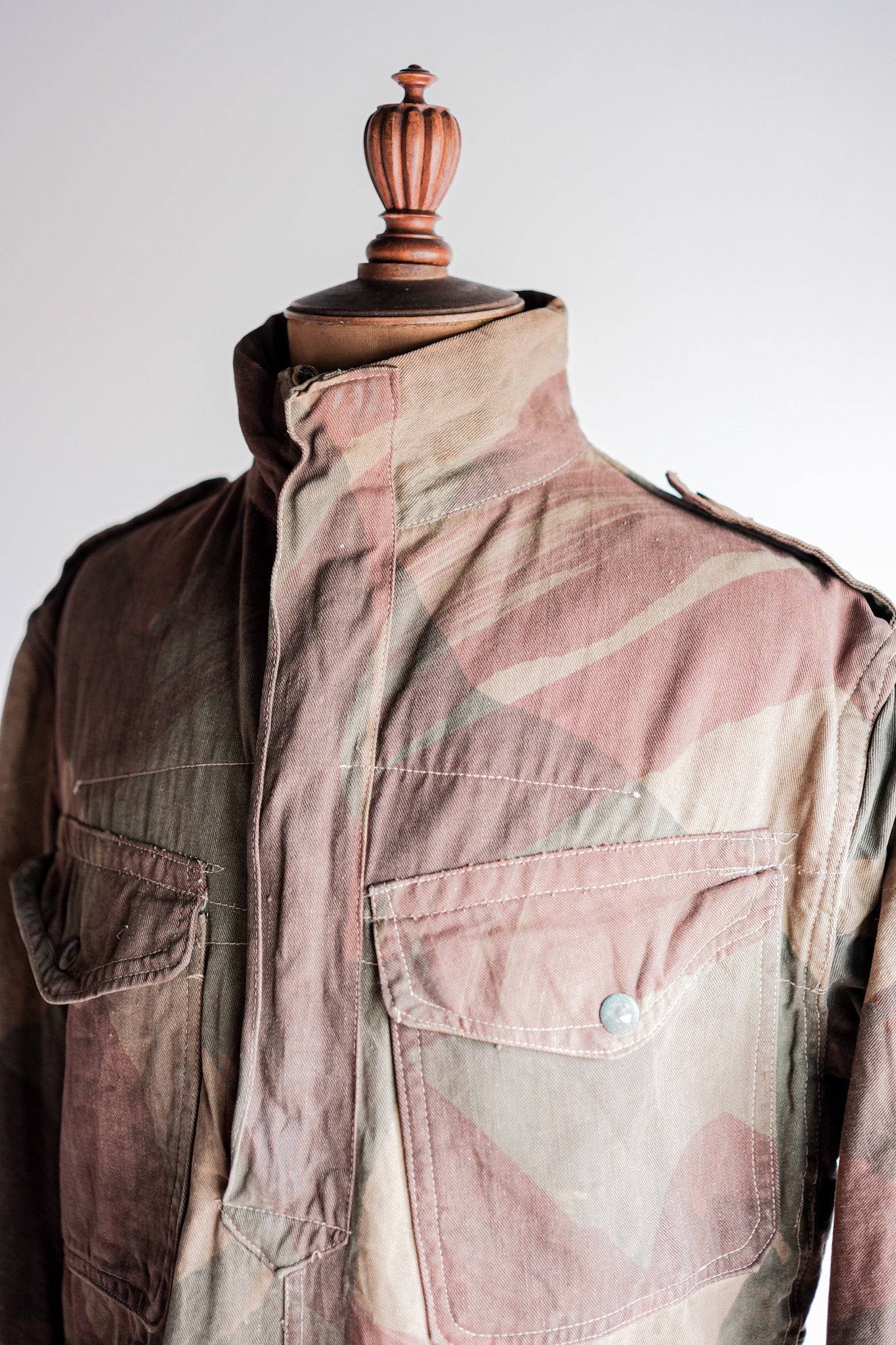 【~40's】WWⅡ British Army Airborne Troops Brushstroke Camouflage Denison Smock "SAS"