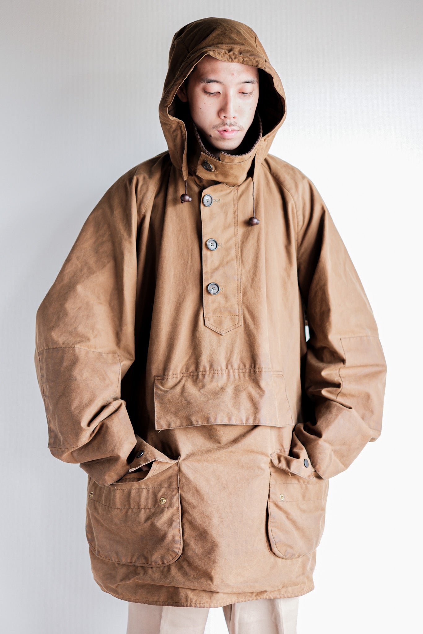 ［~90’s］Vintage Barbour “LONGSHOREMAN” 3 Crest Size.EX LARGE