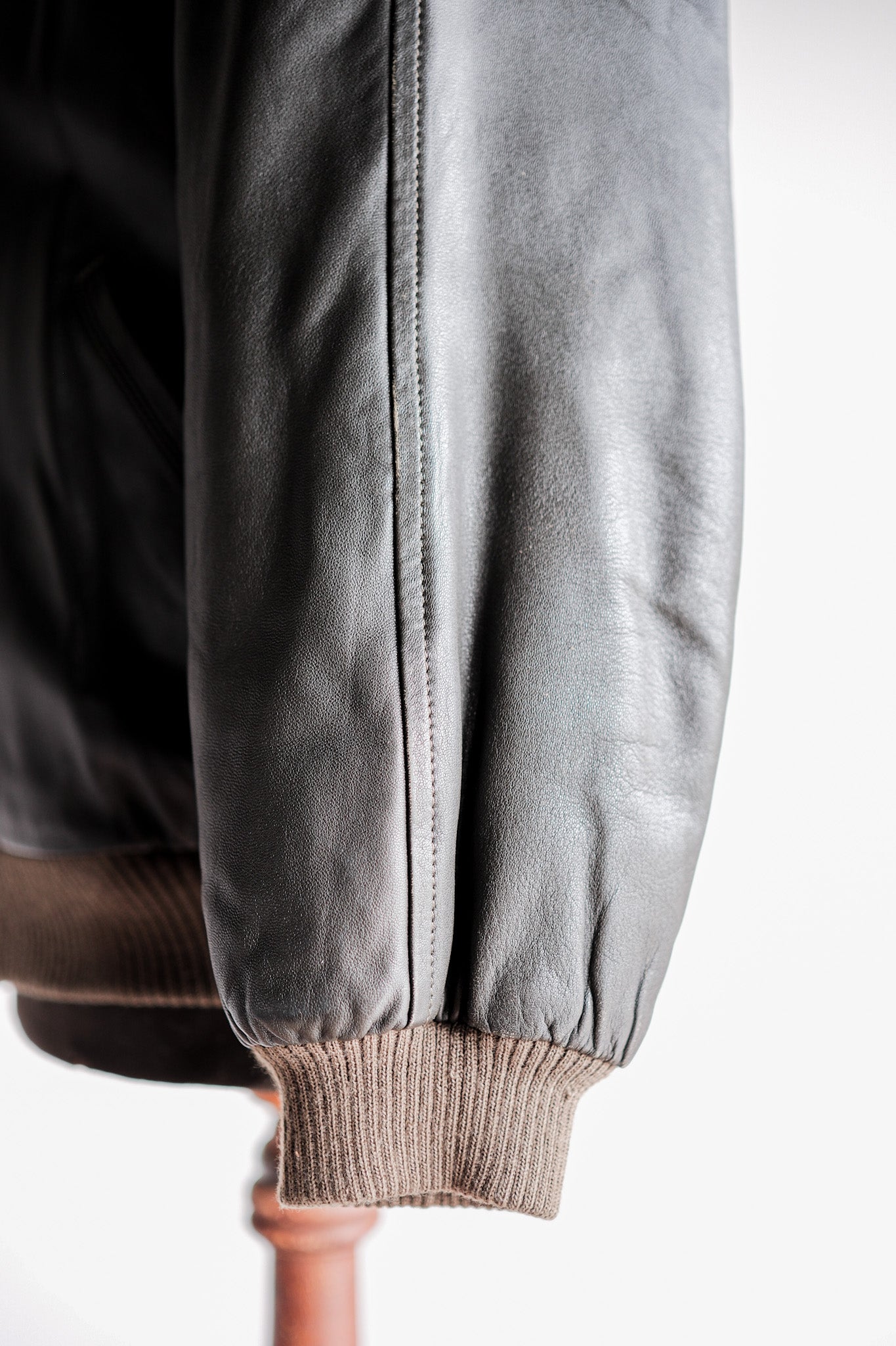 ［~80’s］Old Christian Dior Shawl Collar Leather Blouson Size.50