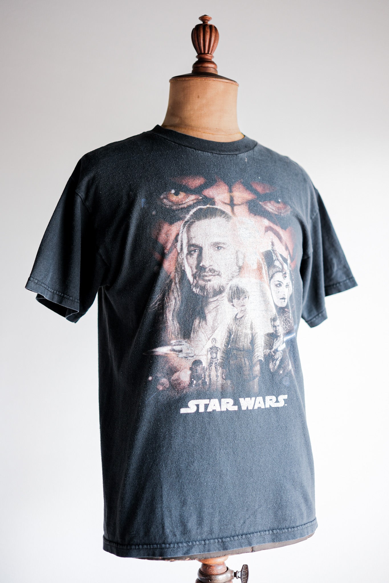 [~ 90's] เสื้อยืดหนังวินเทจขนาดเสื้อยืด "Star Wars Episode I"