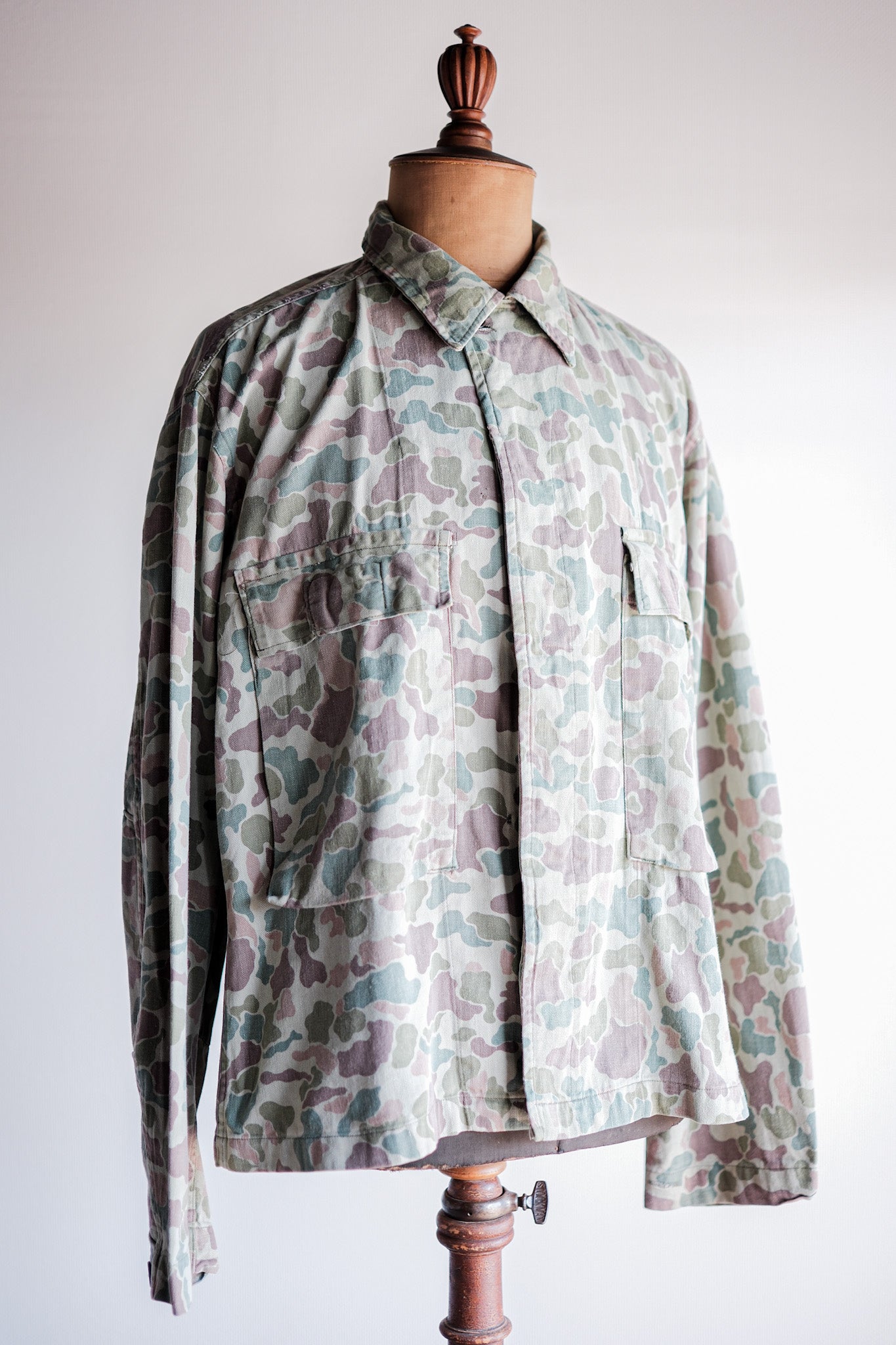 ［~50's］Dutch Army Frogskin Camouflage Field Jacket Size.52