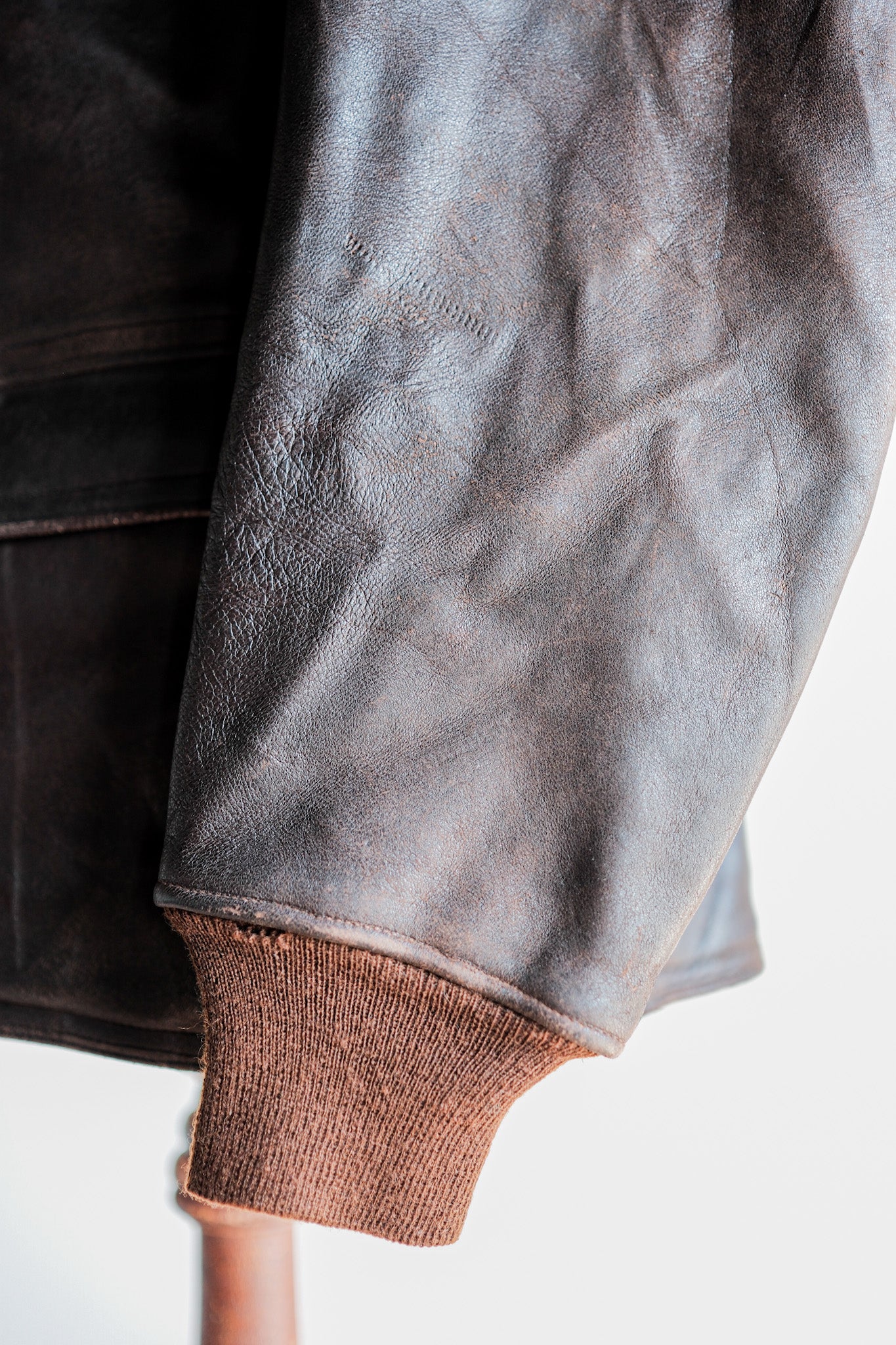 ［~40's］Swedish Vintage Double Breasted Leather Jacket