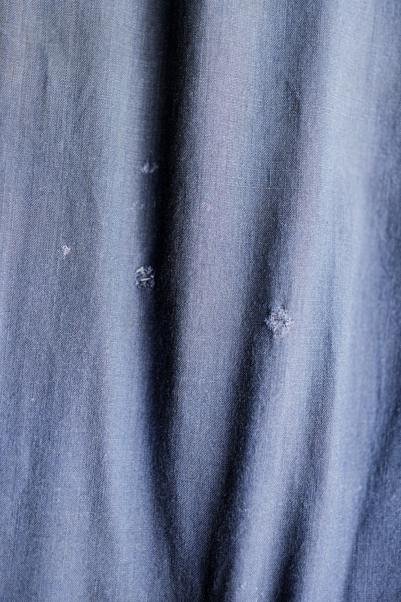 ［~40’s］French Vintage Indigo Linen Work Shirt
