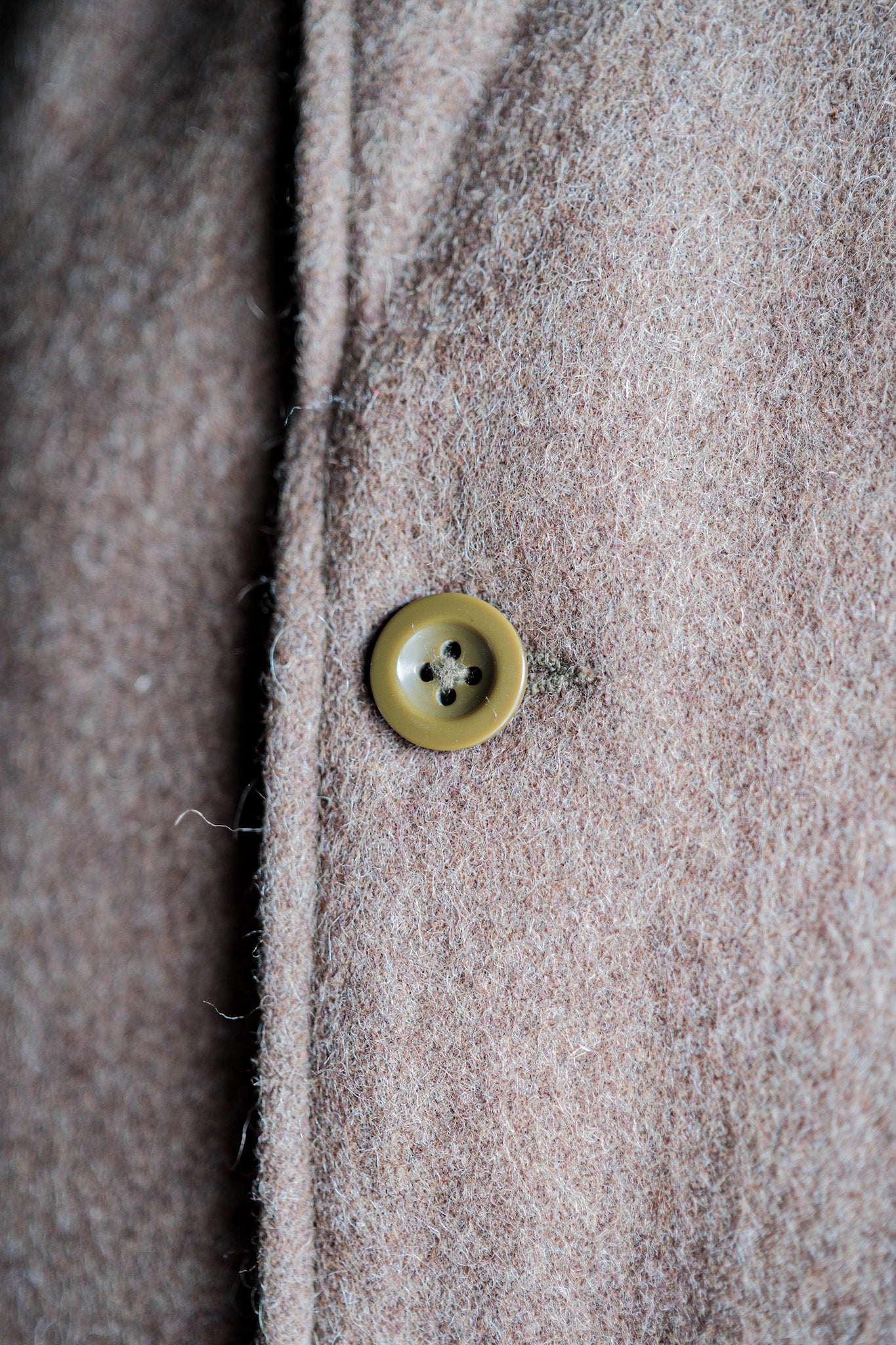 ［~50's］French Army Wool Jacket With Chin Strap Size.42 "Dead Stock"