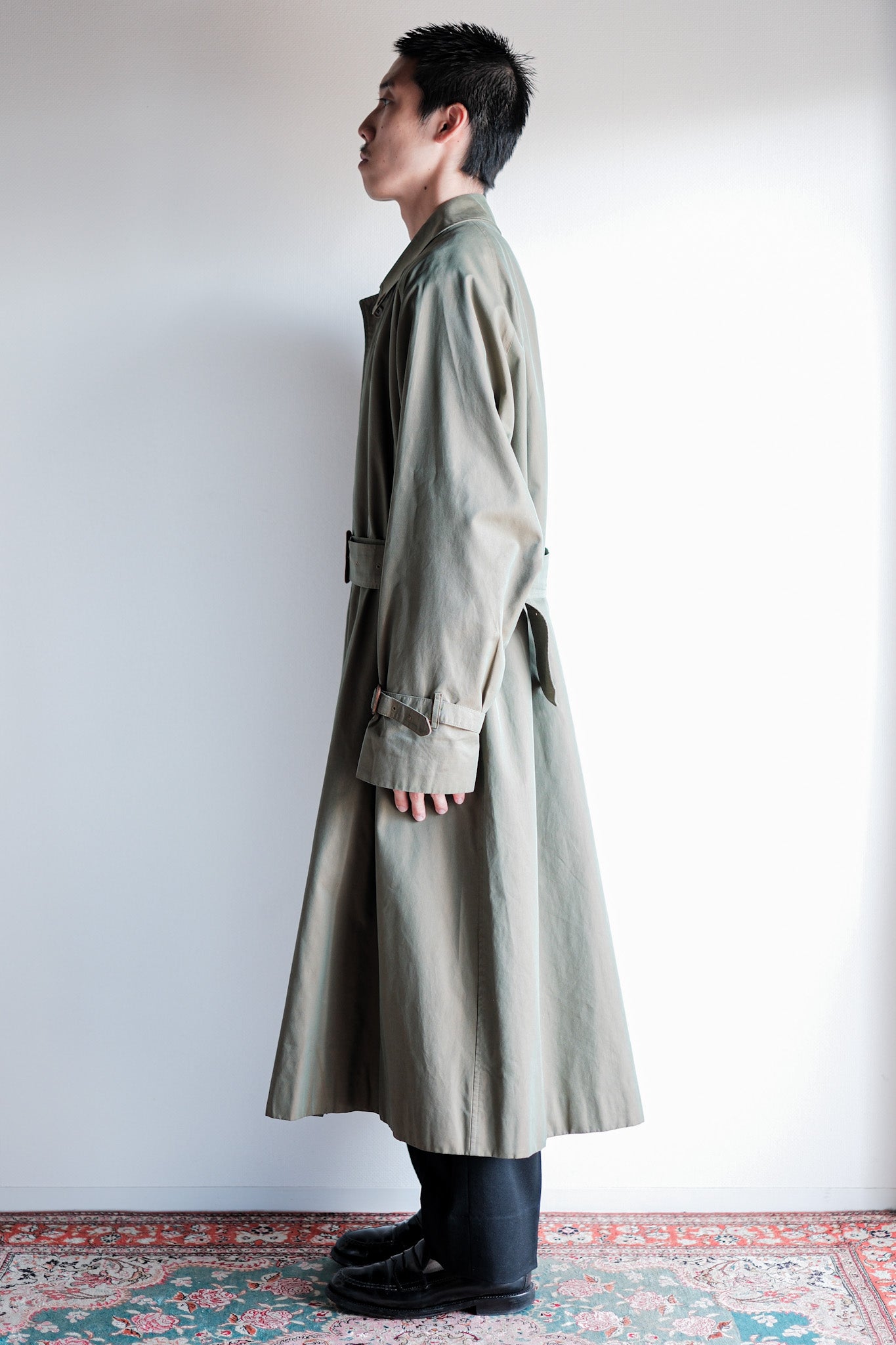 ［~70's］Vintage Burberrys Single Raglan Rider Coat C100 With Liner Size.52RL "TAMAMUSHI"