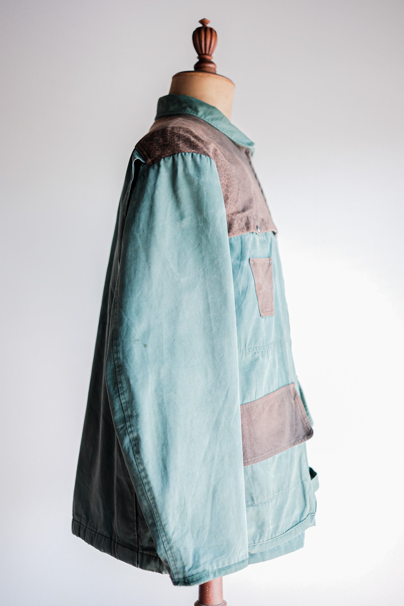 【~60's】French Vintage Hunting & Fishing Cotton Jacket Size.52 "L'ESQUIMAU"