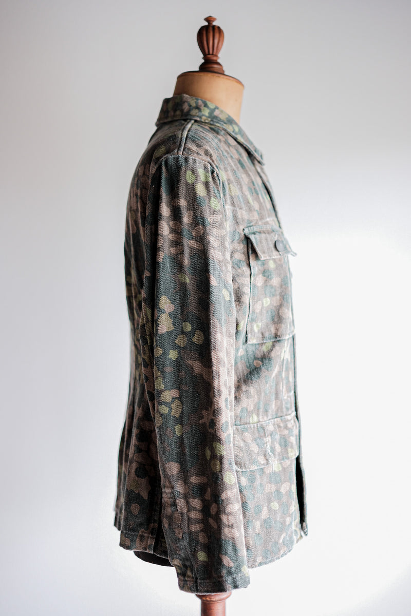 [~00's] German Waffen-SS Type Pea Dot Camouflage M44 HBT Field Jacket "Reproduction"