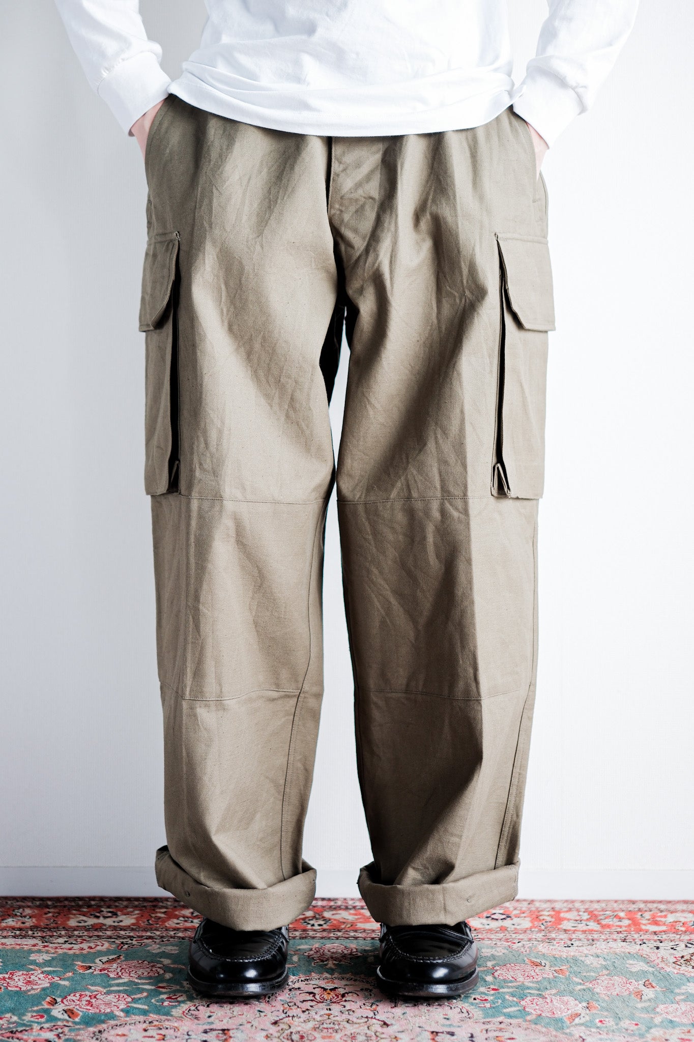 ［~50's］French Army M47 Field Trousers Size.35 "Dead Stock"