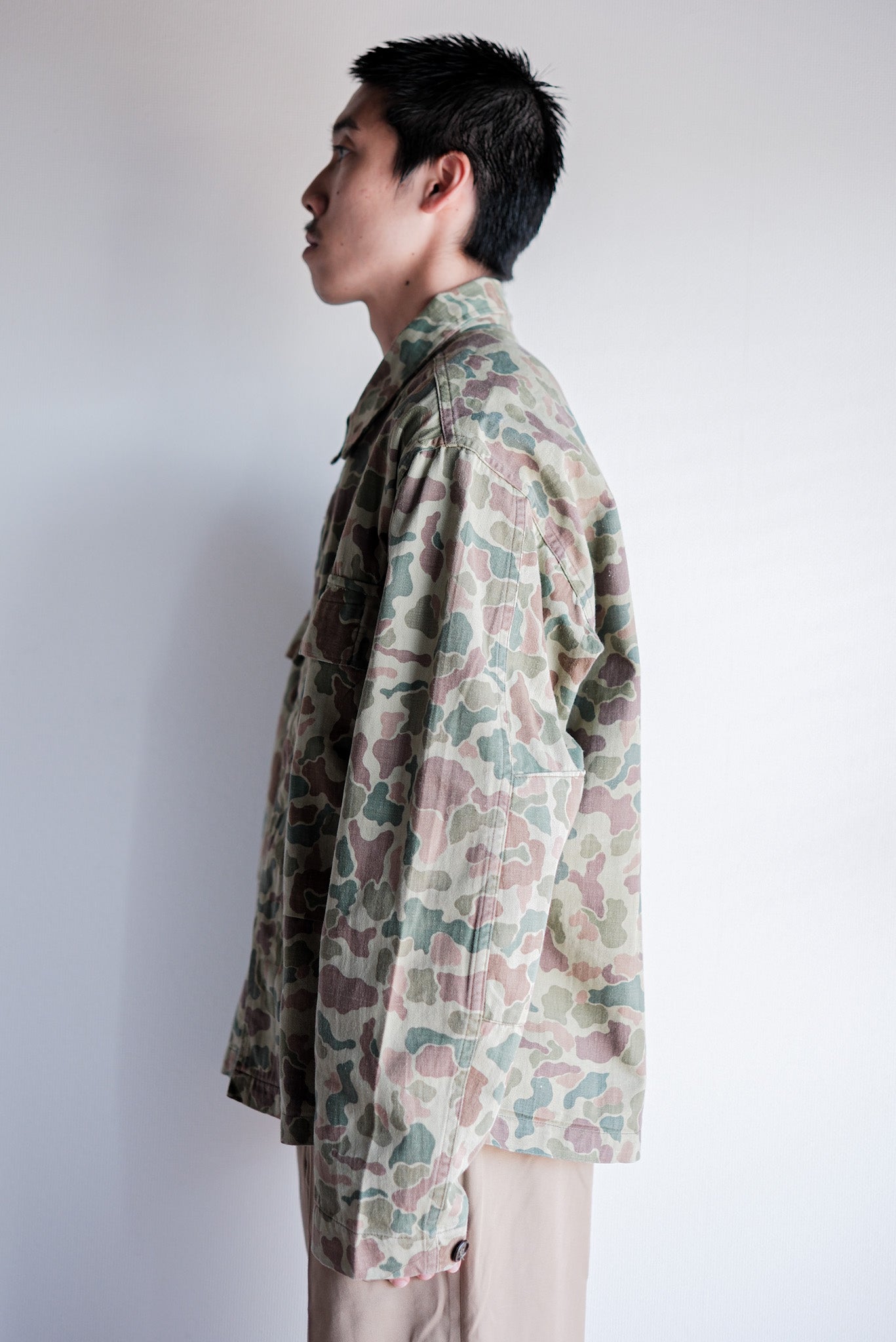 ［~50's］Dutch Army Frogskin Camouflage Field Jacket Size.46