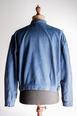 [~ 40's] แจ็คเก็ตนักปั่นจักรยาน Twill Cotton Vintage French
