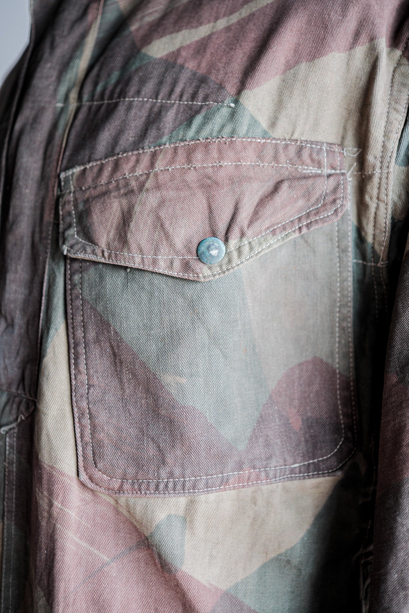 ［~40's］WWⅡ British Army Airborne Troops Brushstroke Camouflage Denison Smock "SAS"
