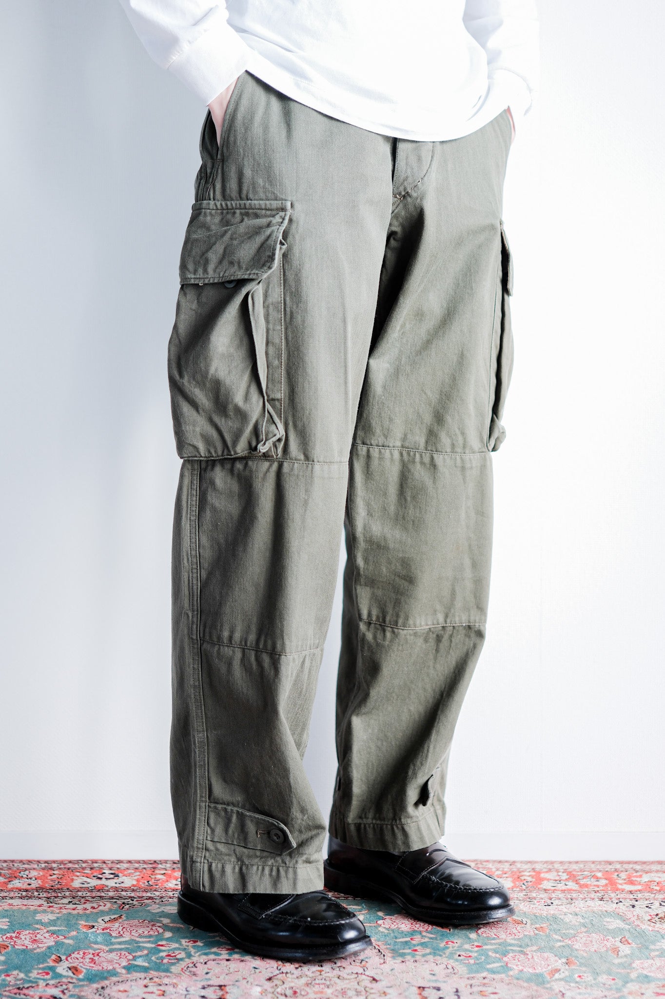 ［~60's］French Army M47 Field Trousers Size.21