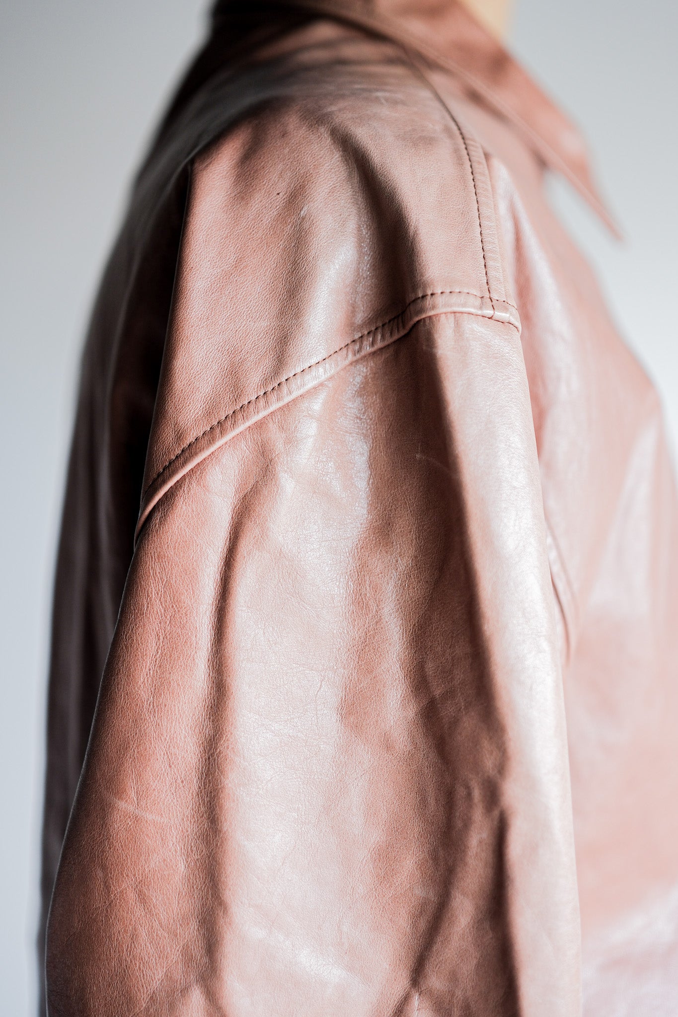 90's】Old JIL SANDER Leather Jacket Size.48