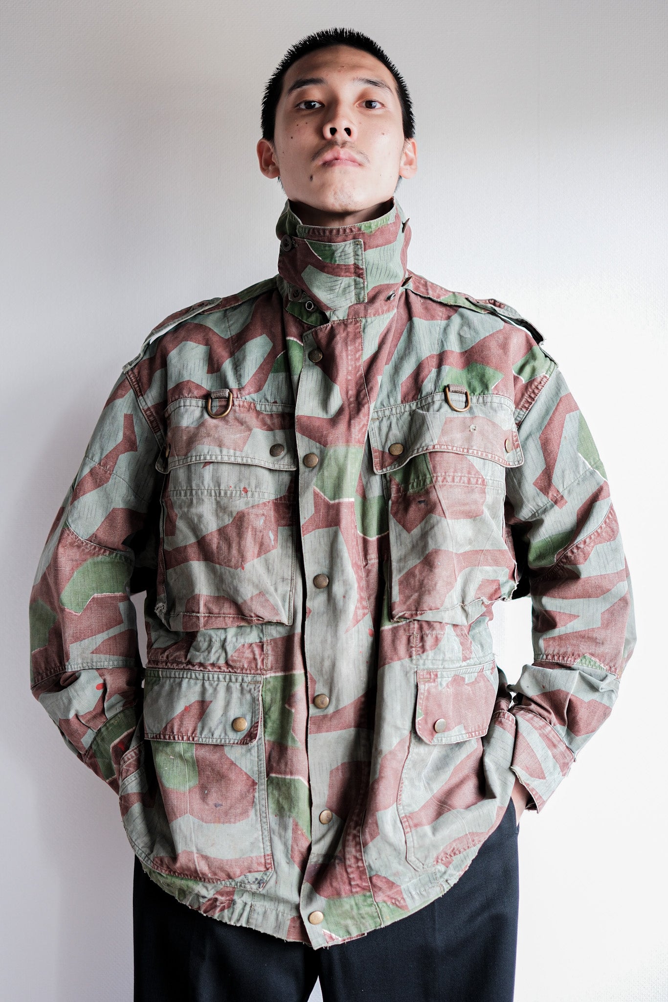 ［~50's］German Army Splinter Camouflage Paratrooper Jacket