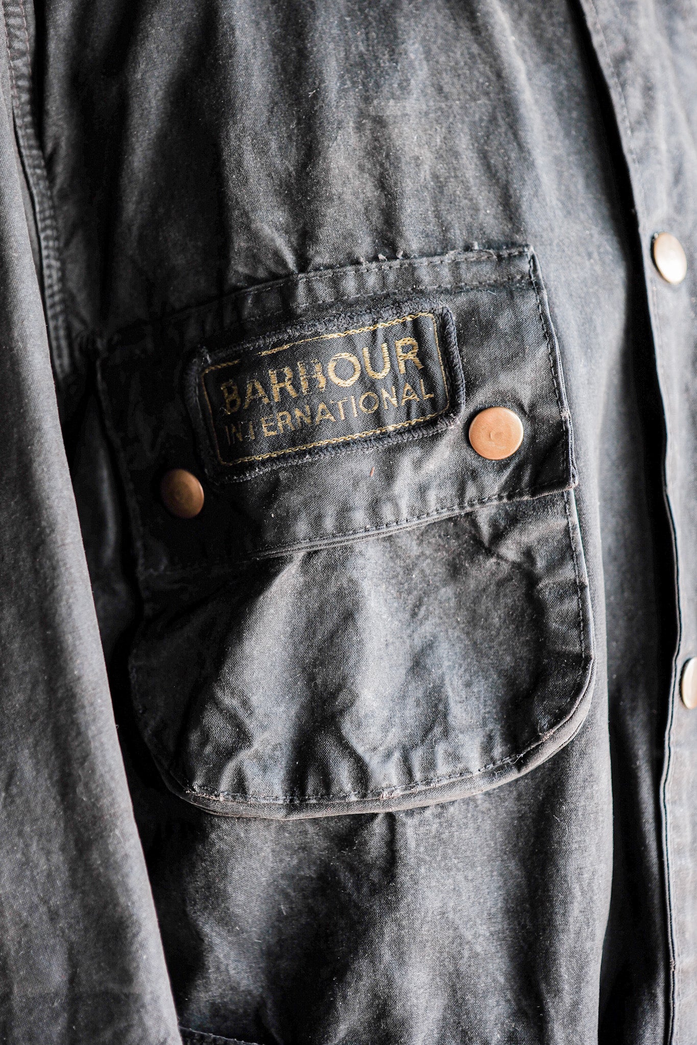 ［~70's］Vintage Barbour "INTERNATIONAL SUIT" 1 Crest