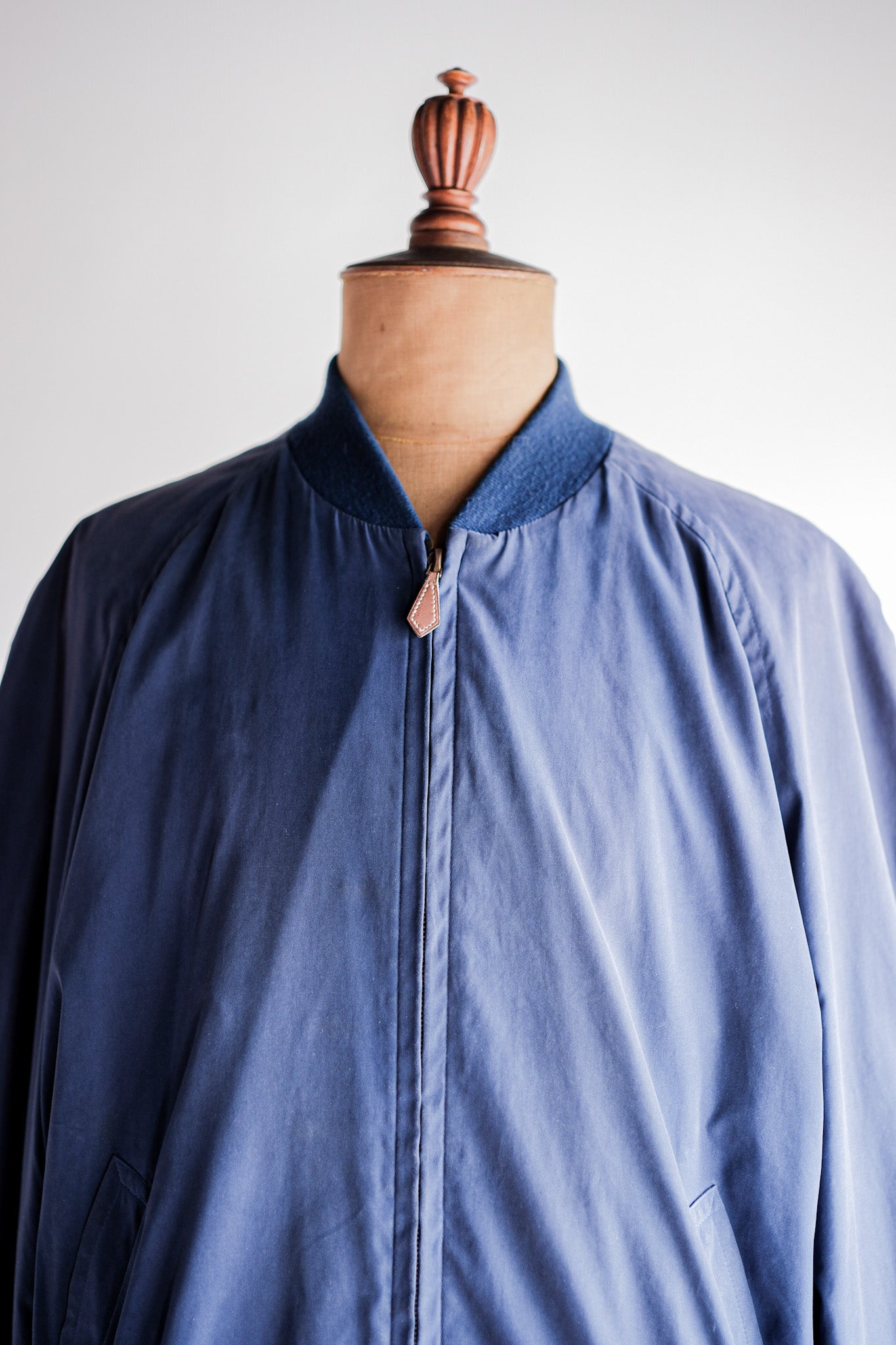 【~80's】Old Hermès Paris Zip Up Blouson Size.54