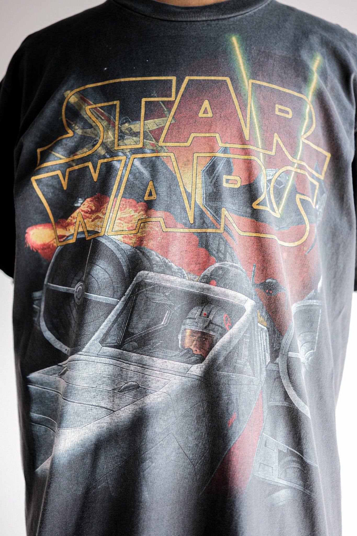 [~ 90's] Vintage Movie Print T-shirt size.l ​​"Star Wars" "Made in U.S.A."