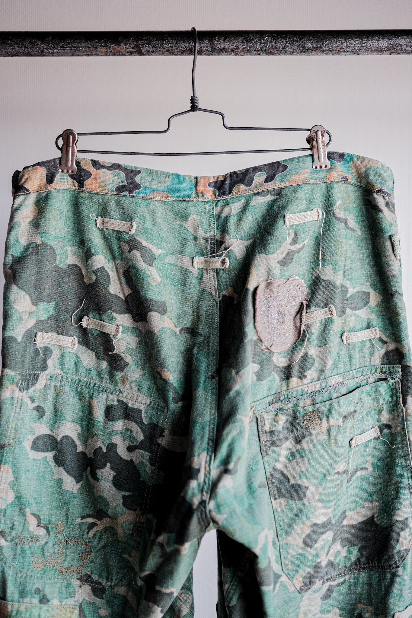 【~50's】Czechoslovakian Army Dubaky Camouflage Reversible Trousers