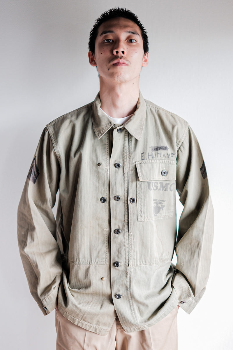 40's】WWⅡ U.S.M.C P-44 HBT Utility Jacket 