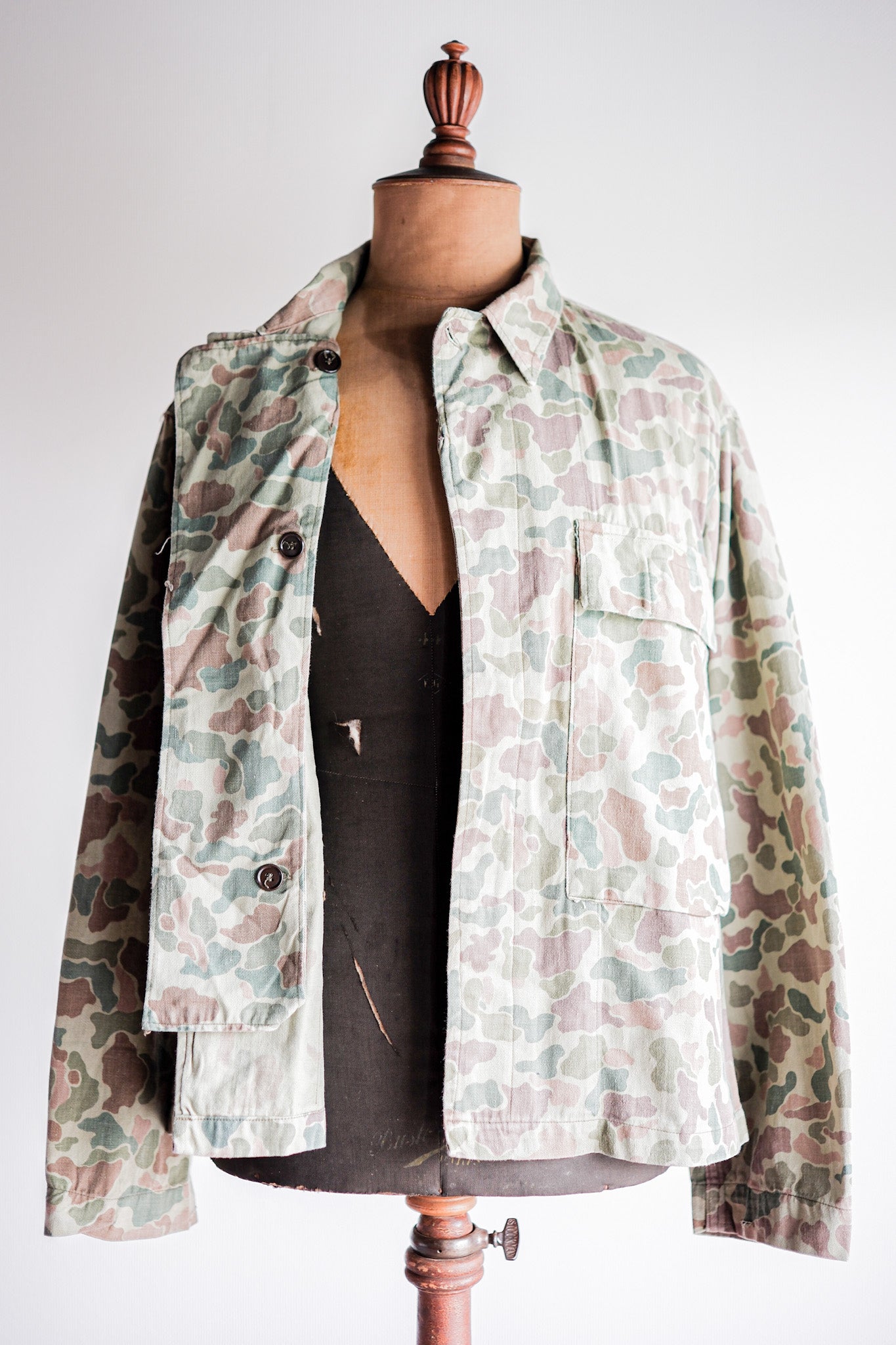 ［~50's］Dutch Army Frogskin Camouflage Field Jacket Size.46