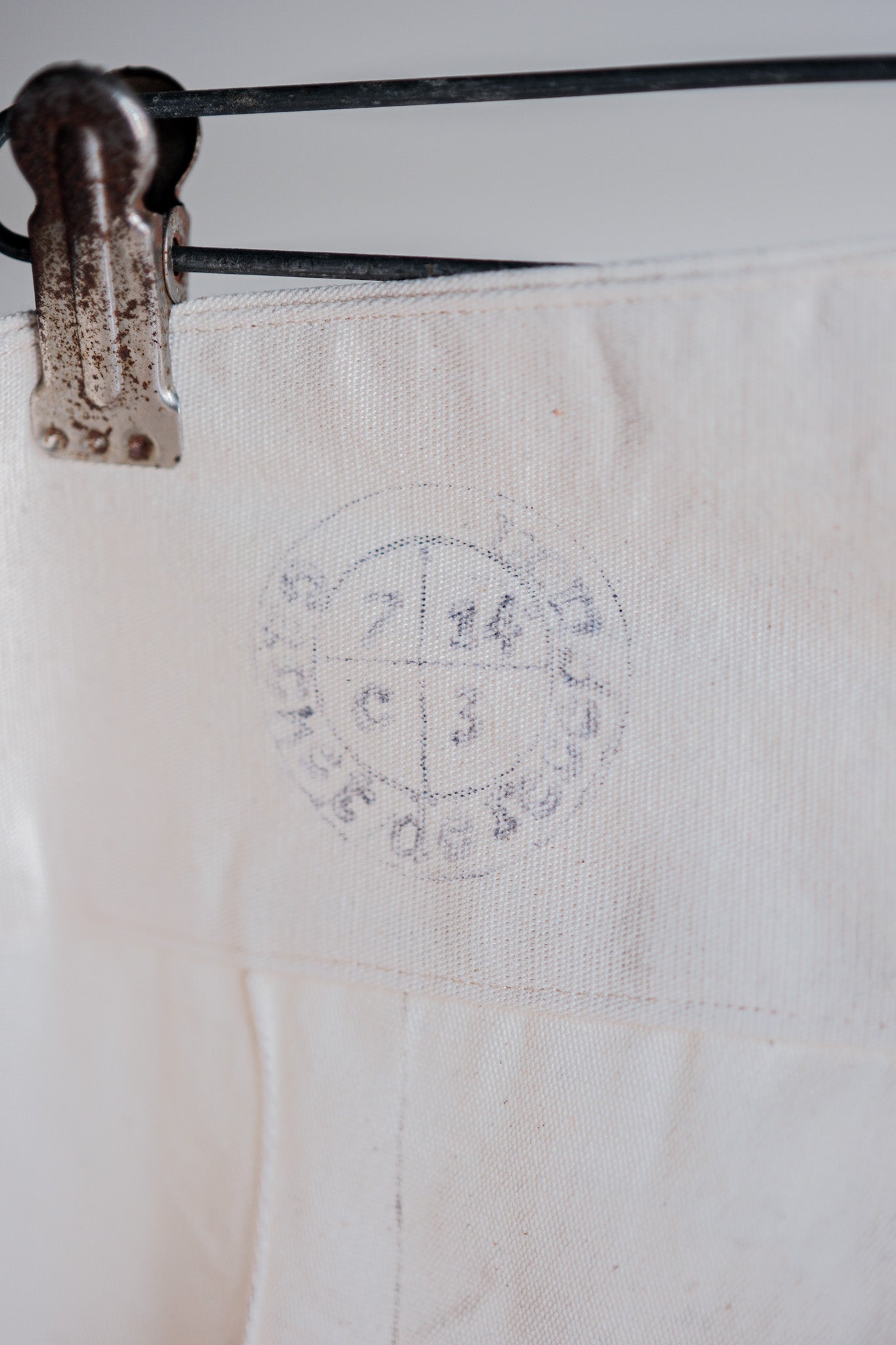 ［~20’s］French Army Cotton Linen Trousers “Dead Stock”