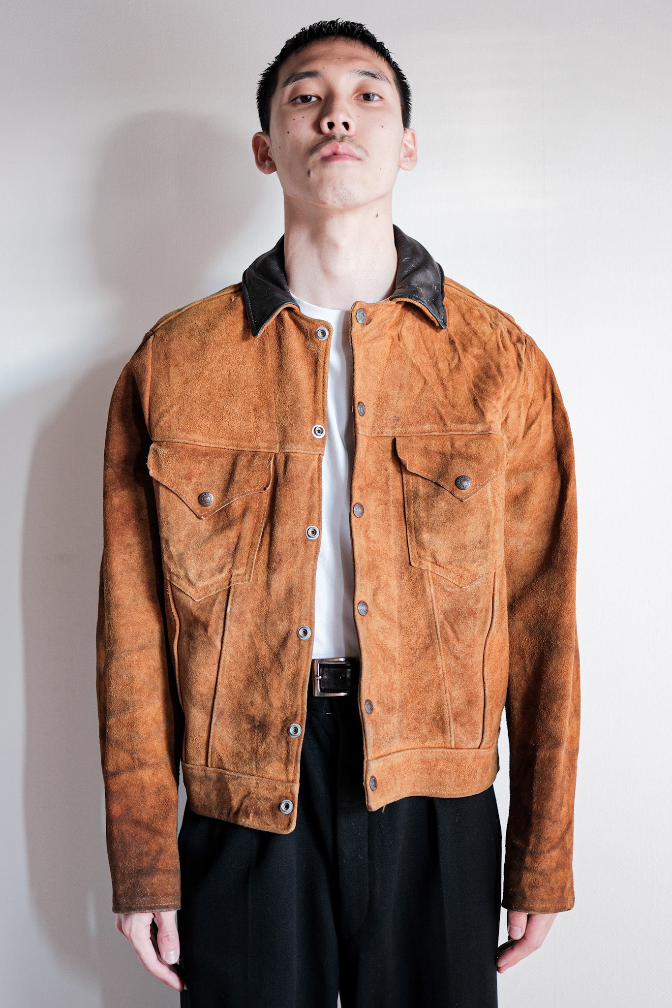 【~50’s】Vintage Levi’s Suede Leather Jacket "Short Horn"