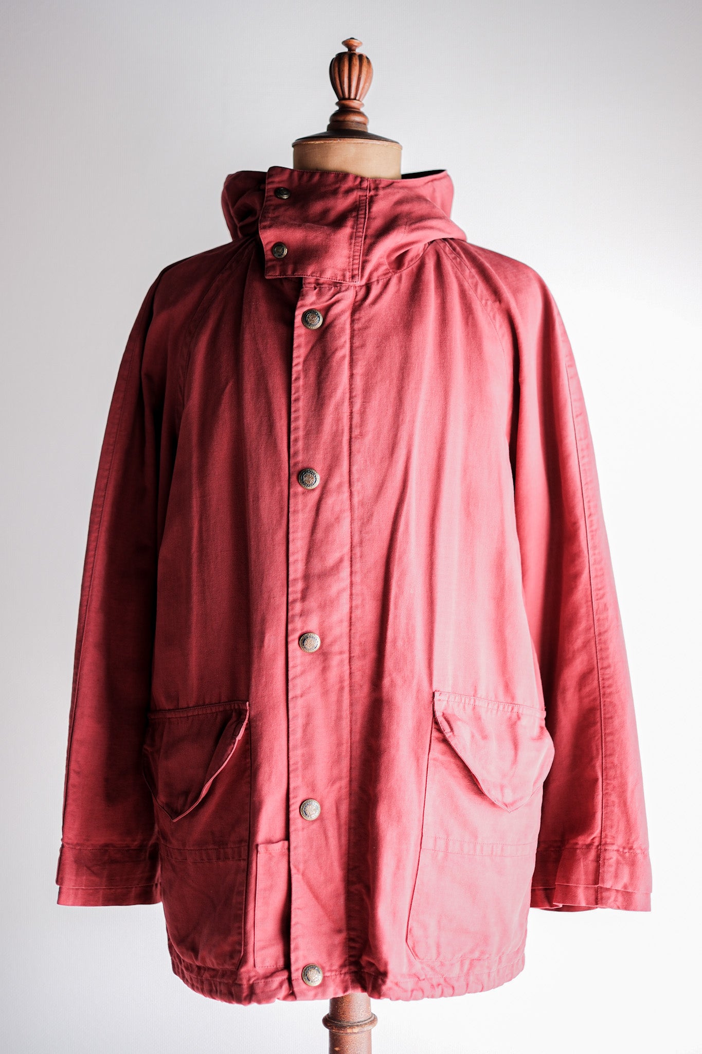 【~80’s】Old C.P.Company Garment Dyed Cotton Linen Parka Size.48