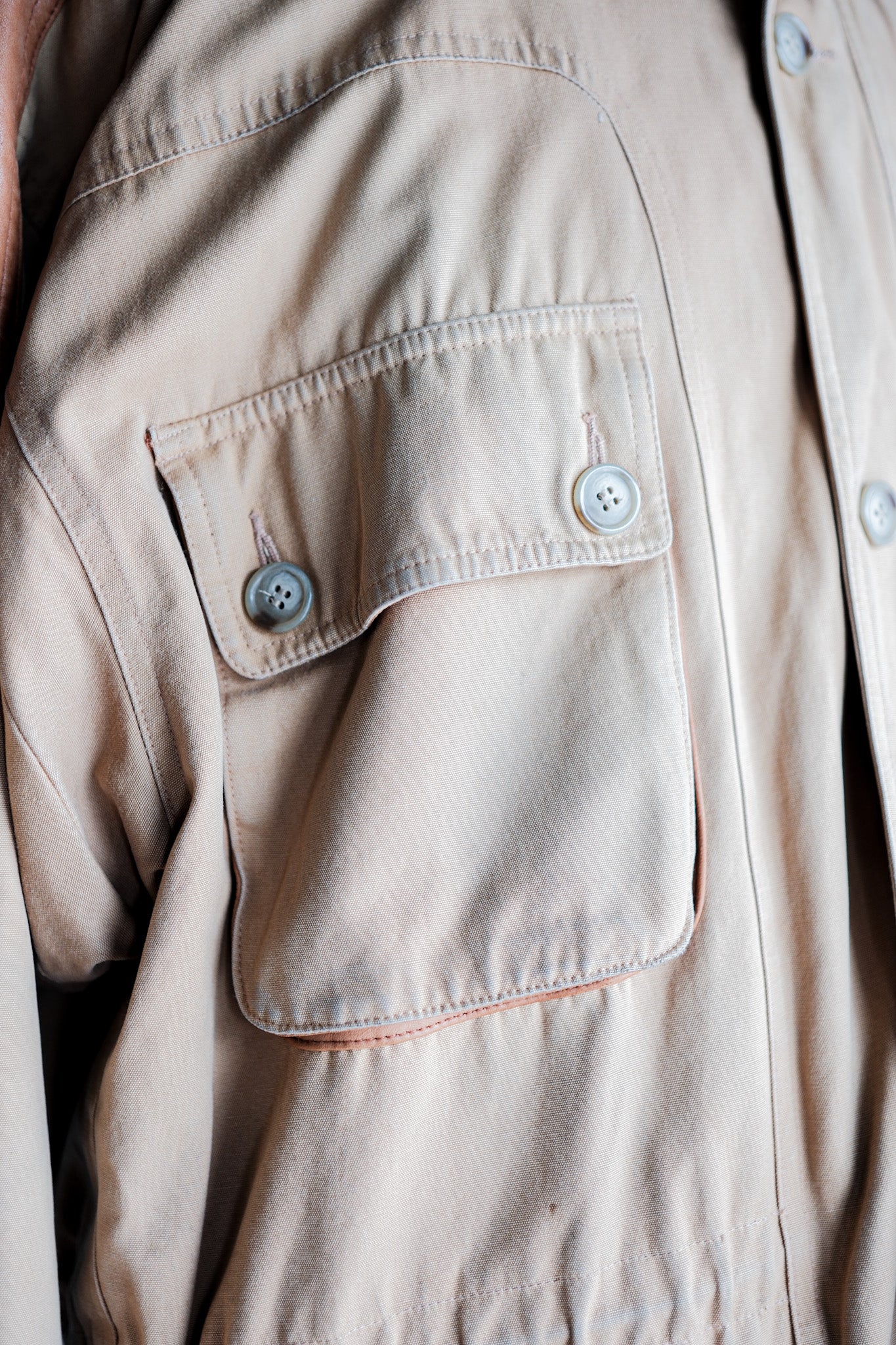 ［~90's］Willis&Geiger Cotton Safari Jacket Size.M
