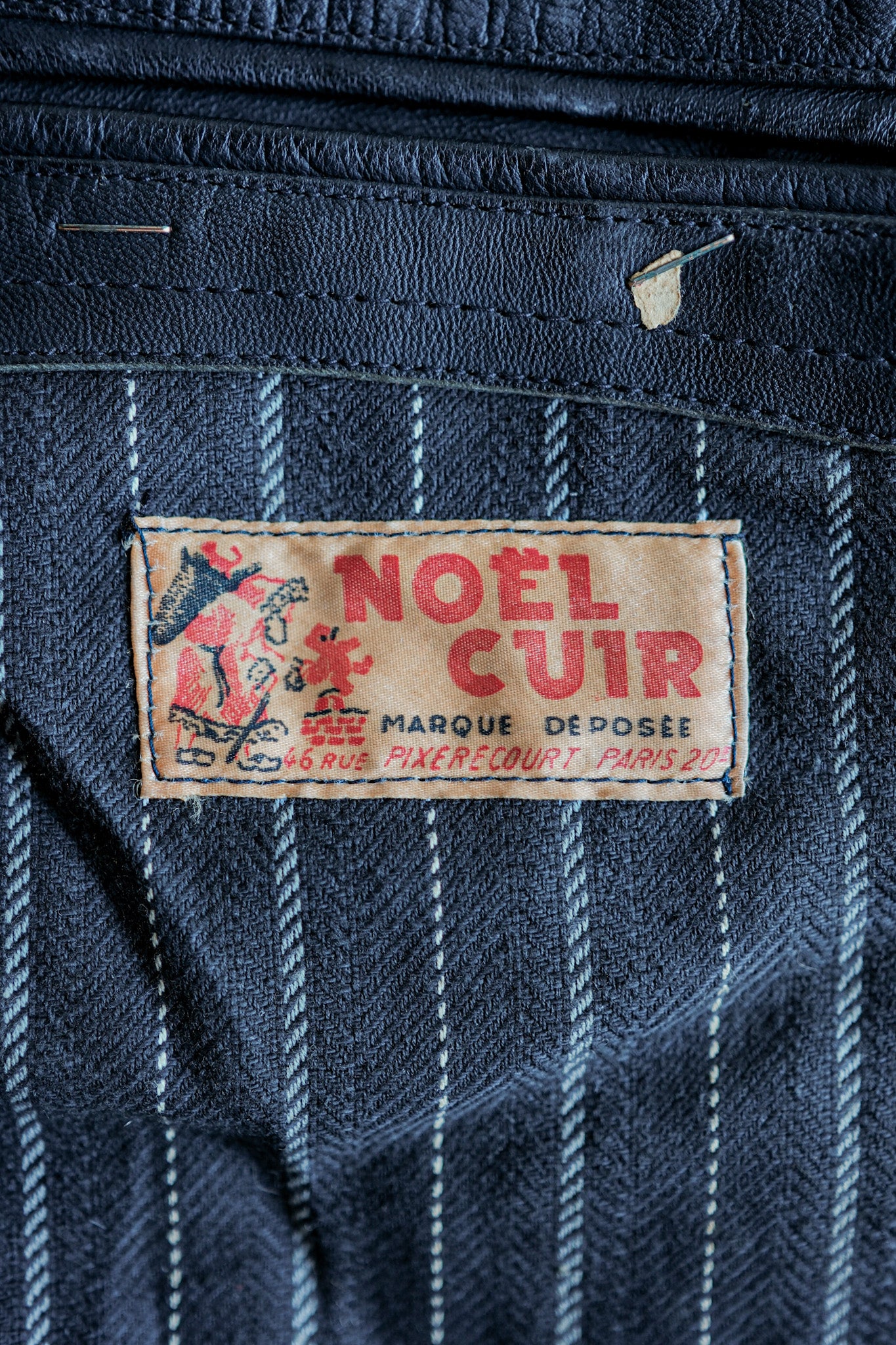 ［~60's］French Vintage Le Corbusier Leather Work Jacket Size.56