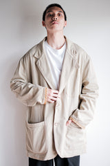 [~90's]Willis&Geiger Cotton Safari Jacket With Chin Strap ไซส์L