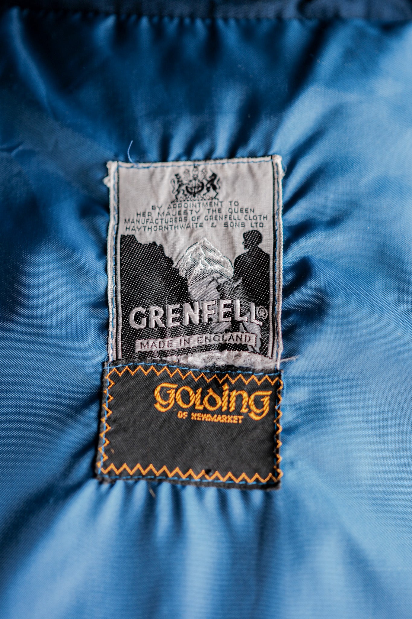 [〜70年代]復古Grenfell戶外夾克“山地標籤”