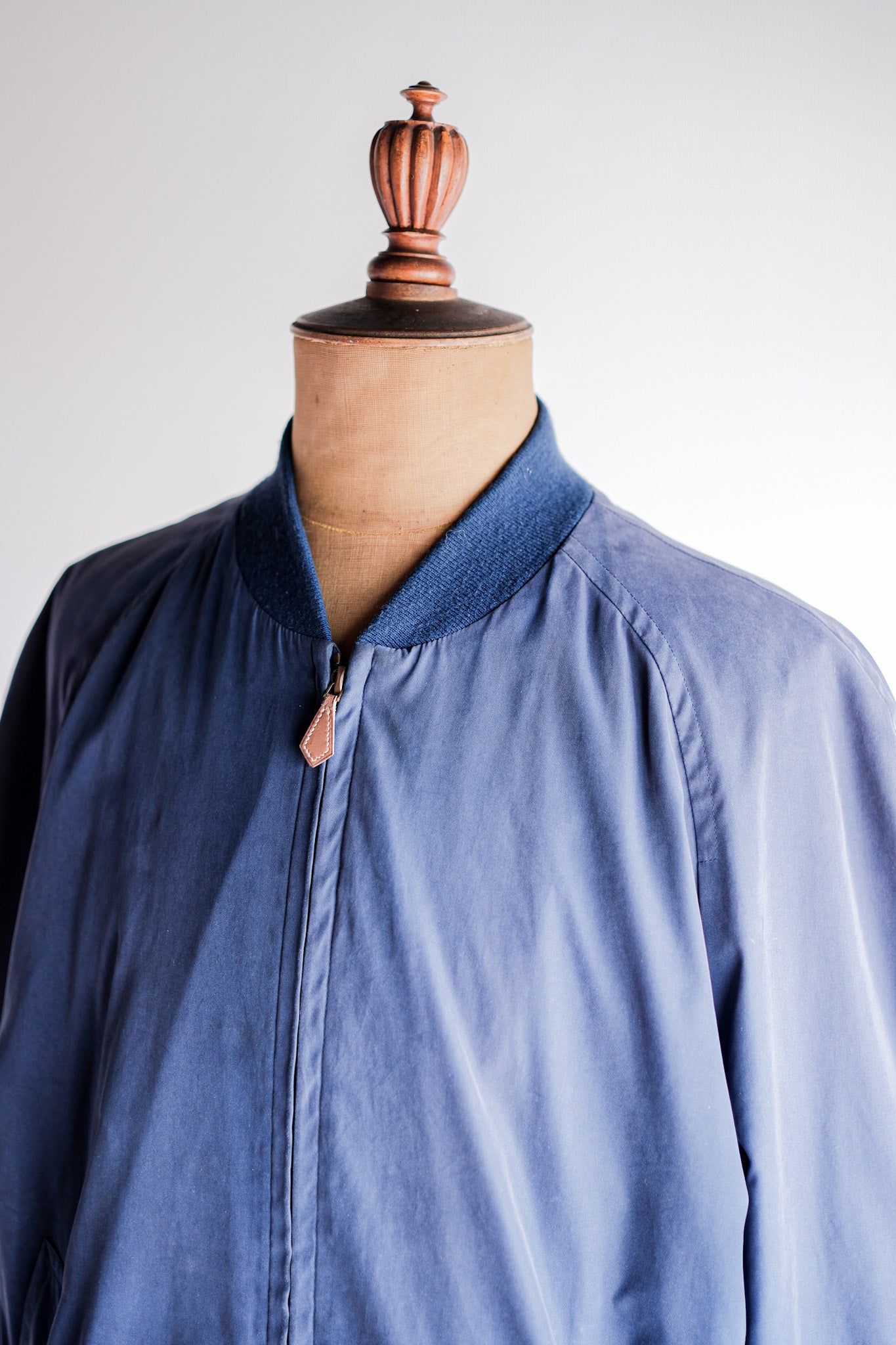【~80's】Old Hermès Paris Zip Up Blouson Size.54