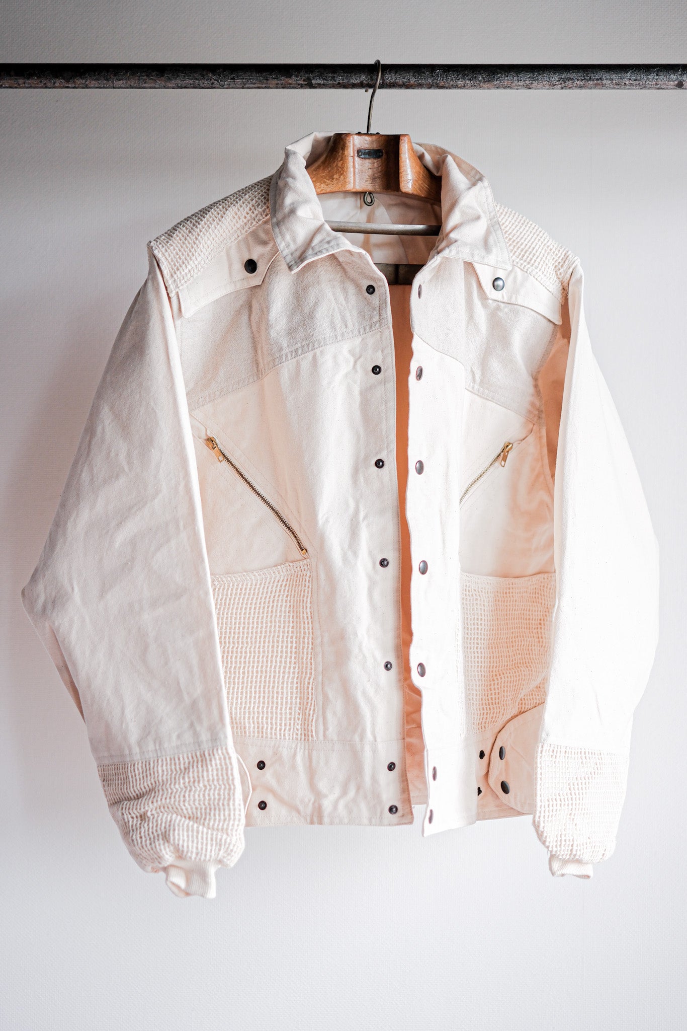 ［~70's］French Vintage Multi Pocket Cotton Jacket