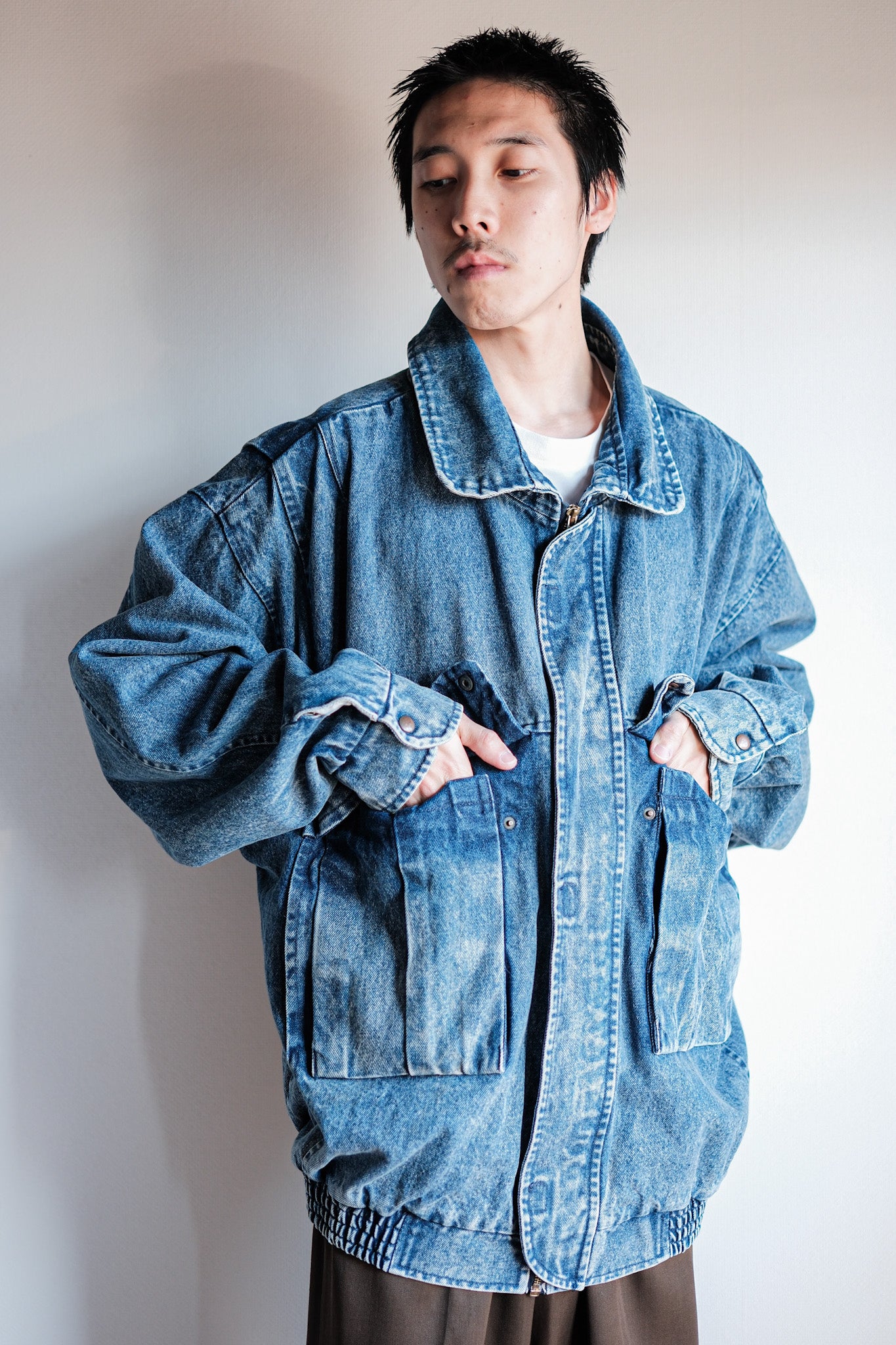 【~80's】Italian Vintage Denim Jacket