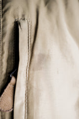 [~80's] Old Yves Saint Laurent Nylon Quilting Blouson พร้อมสายรัดคาง "Pour Homme"