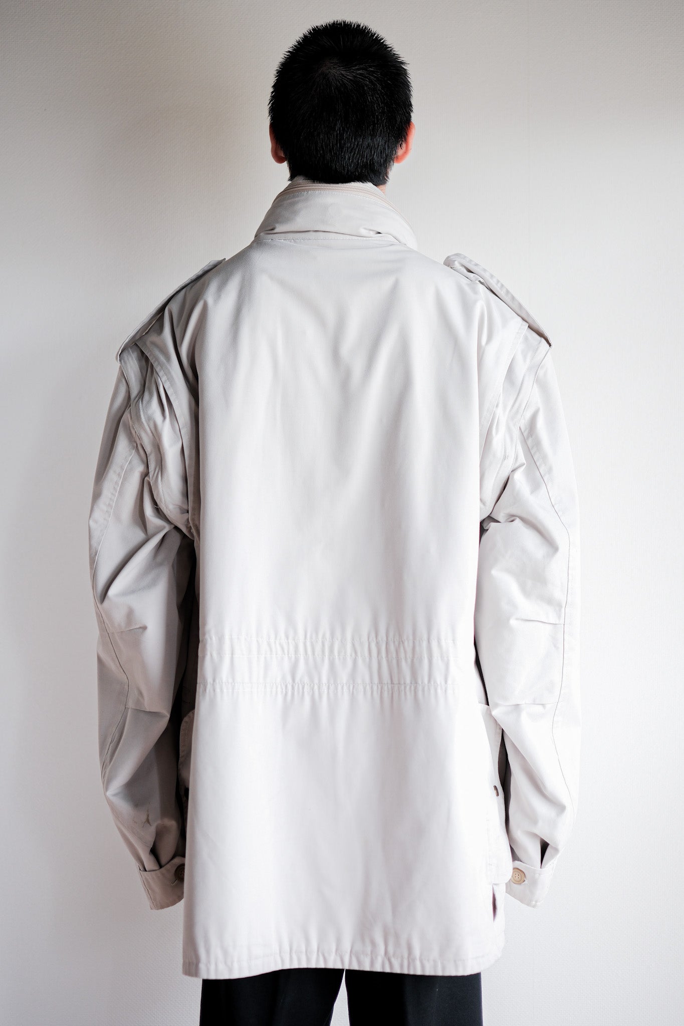［~90's］Old Renoma Paris Detachable Sleeve Multi Pocket Jacket With Liner