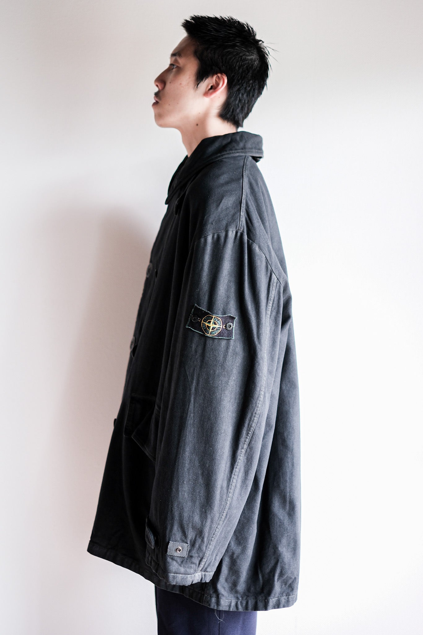 ［~90’s］Old STONE ISLAND Double Breasted Jacket Size.XXL “Marina Archive”