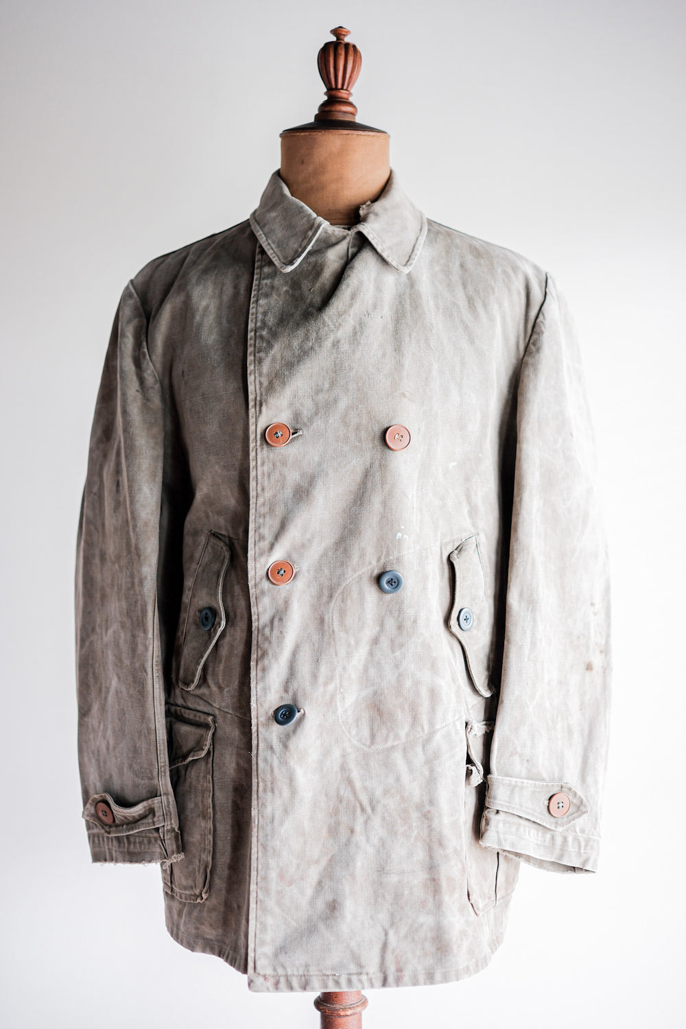 【~40's】German Army Mountain Trooper Double Breasted Jacket