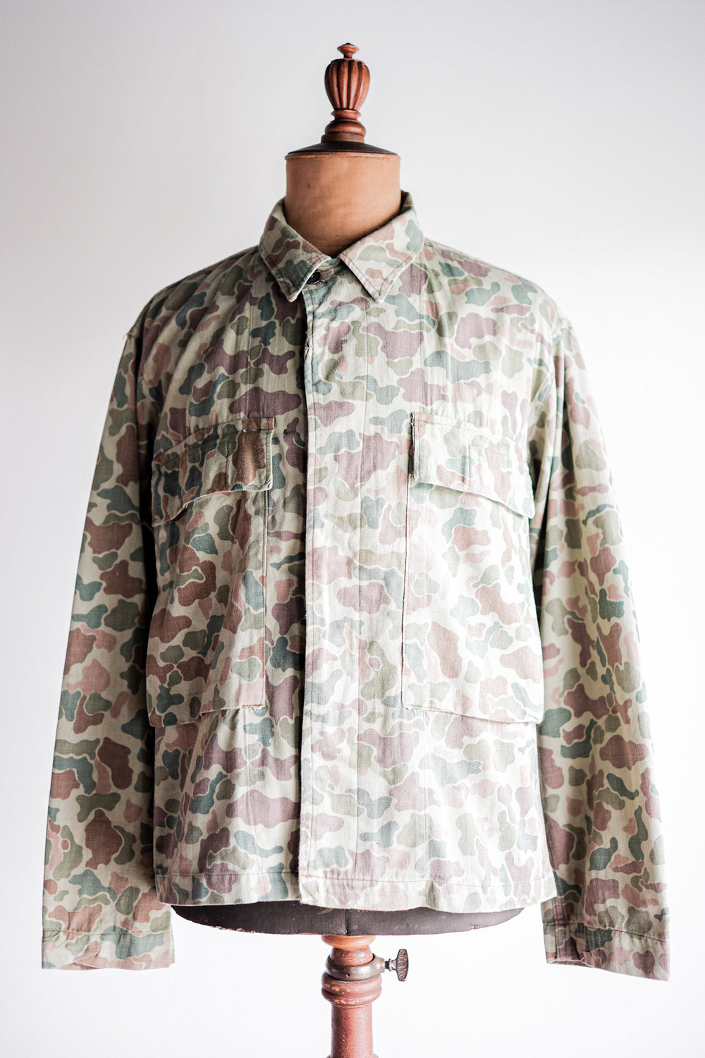 【~50's】Dutch Army Frogskin Camouflage Field Jacket Size.46