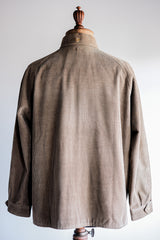 [~80's] Vintage Aquascutum Raglan Sleeve สีน้ำตาล Corduroy Blouson