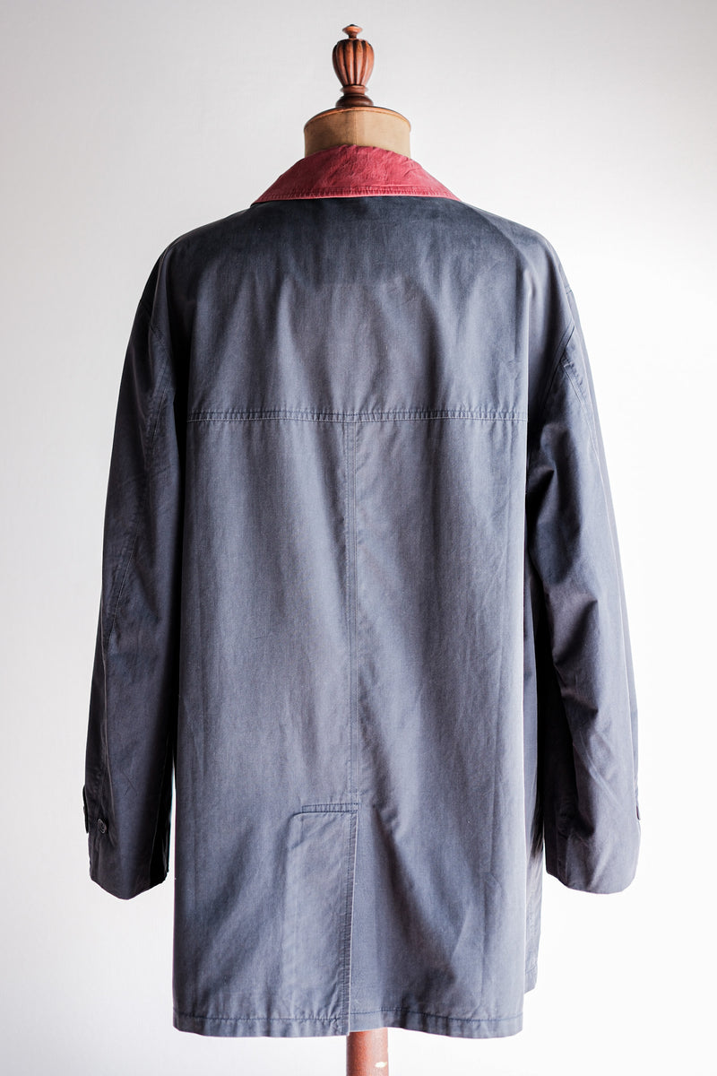[~ 90's] Invertere 2 Tone Cotton Coat