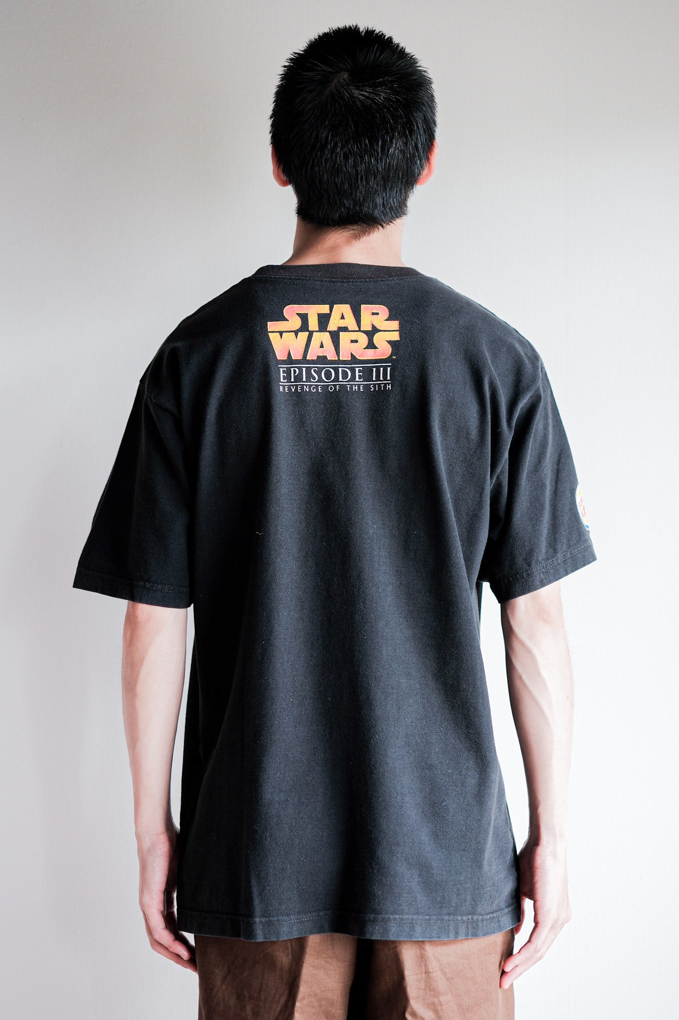 【~00's】Vintage Movie Print T-shirt Size.L "Star Wars Episode III × BURGER KING"