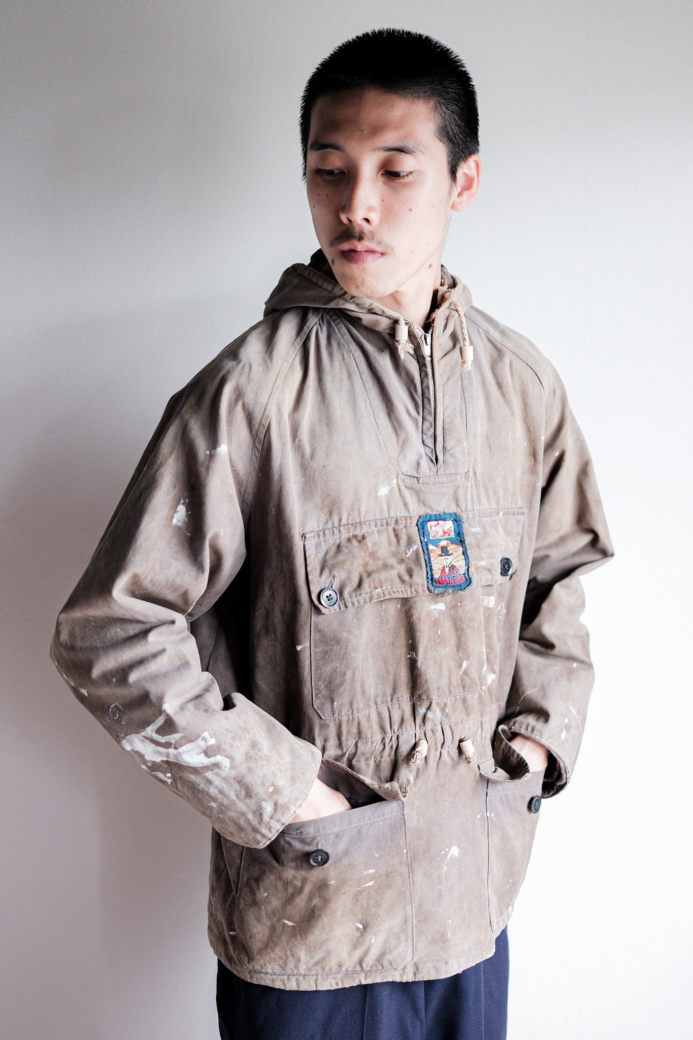 50's】Vintage Belstaff Cotton Smock 