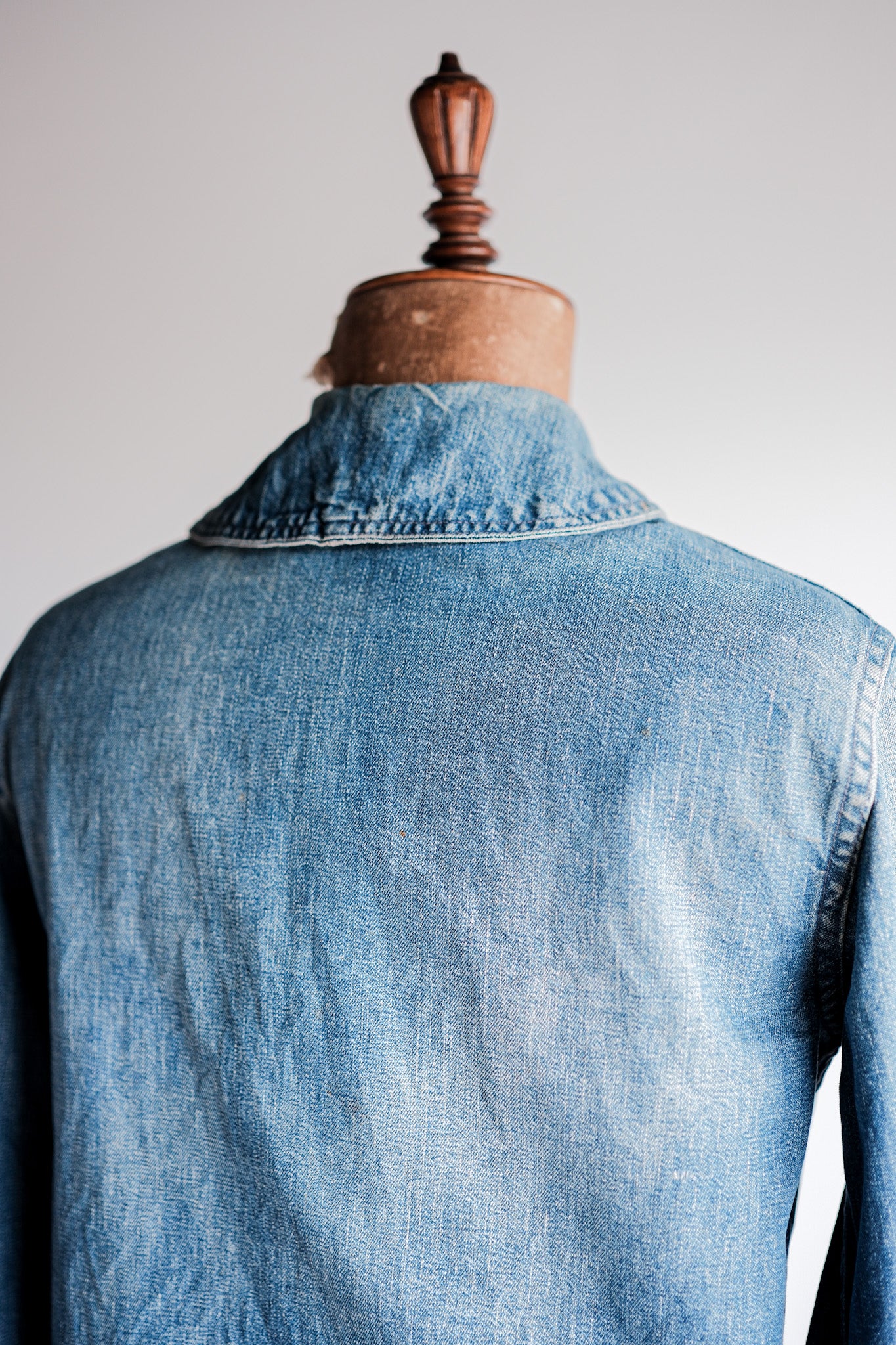 ［~40’s］WWⅡ U.S.NAVY Shawl Collar Denim Coverall