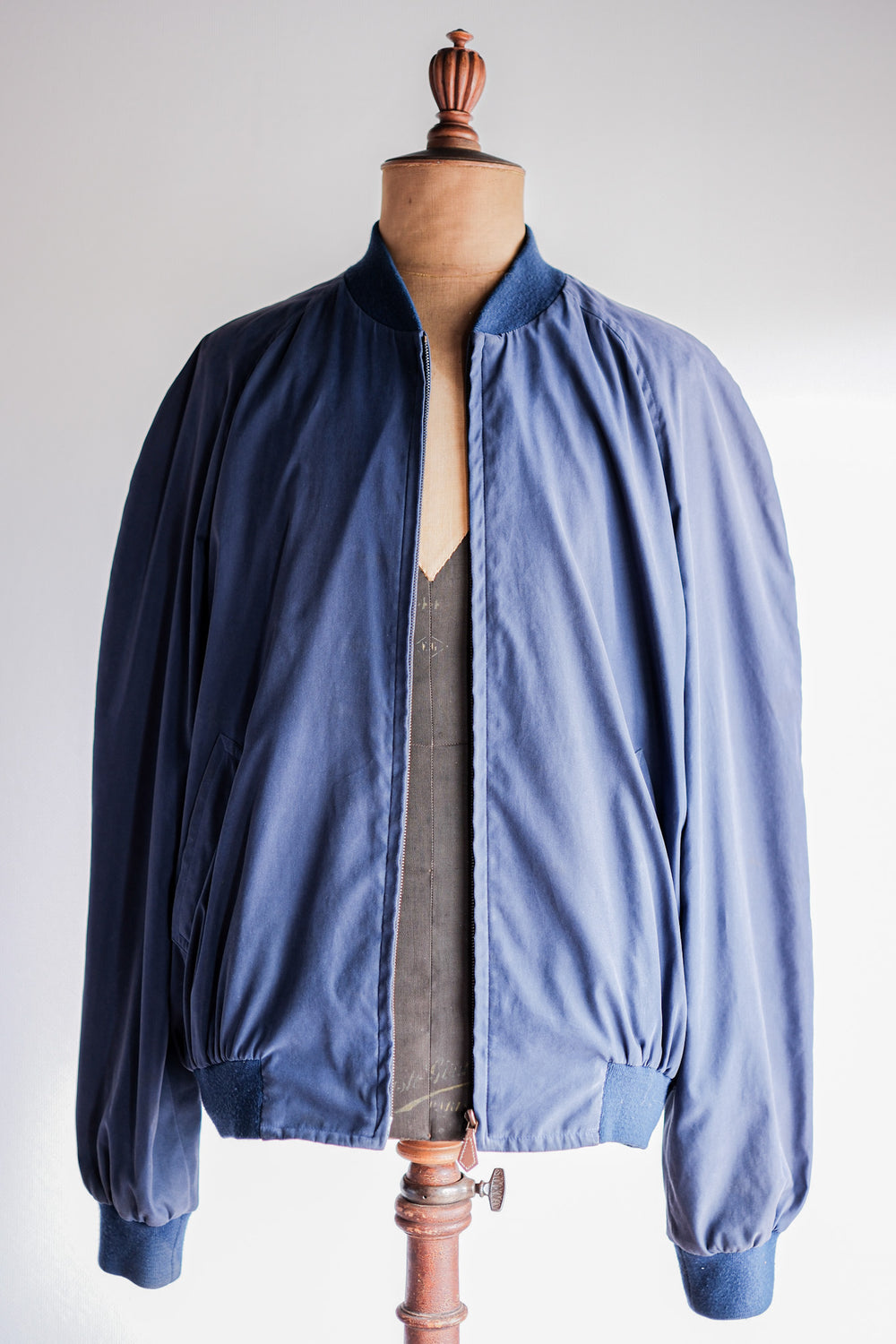 ［~80's］Old Hermès Paris Zip Up Blouson Size.54