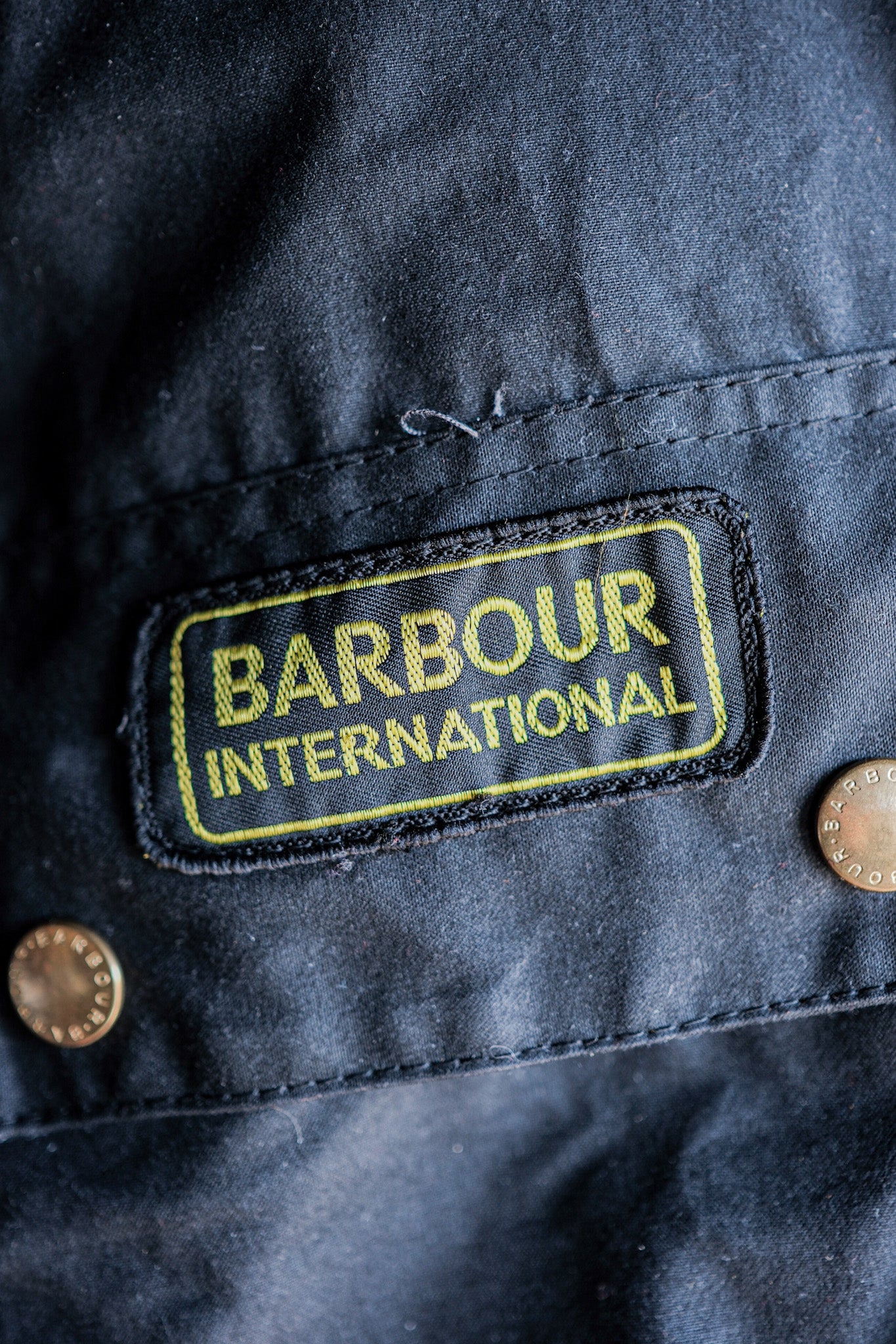 【~90's】Vintage Barbour "INTERNATIONAL SUIT" 3 Crest Size.44