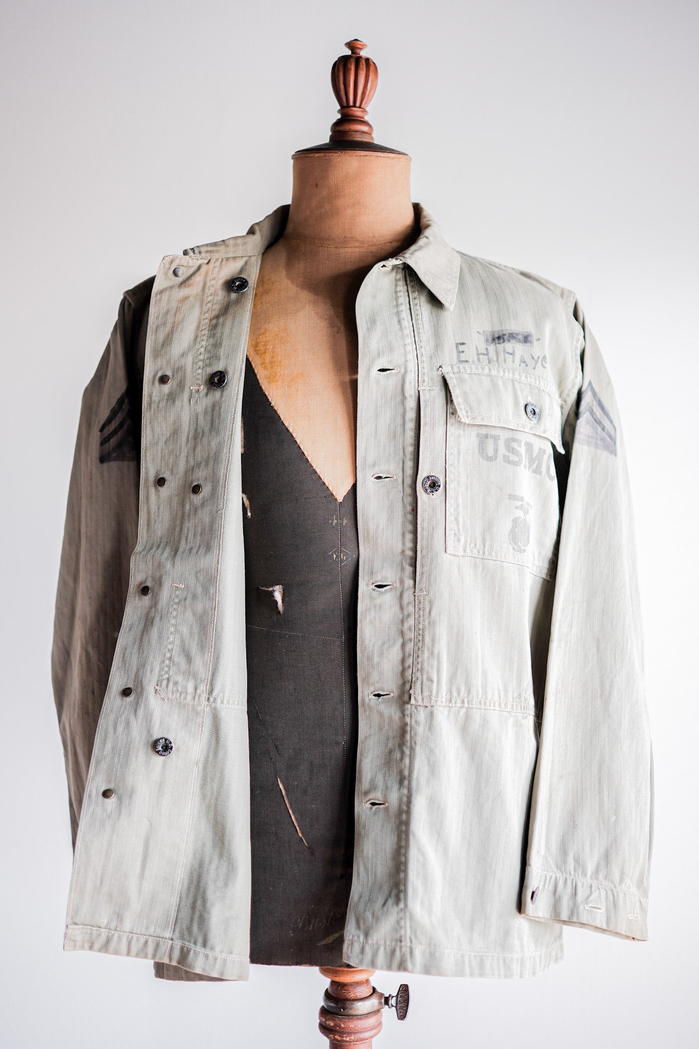 ［~40's］WWⅡ U.S.M.C P-44 HBT Utility Jacket "Hand Paint"