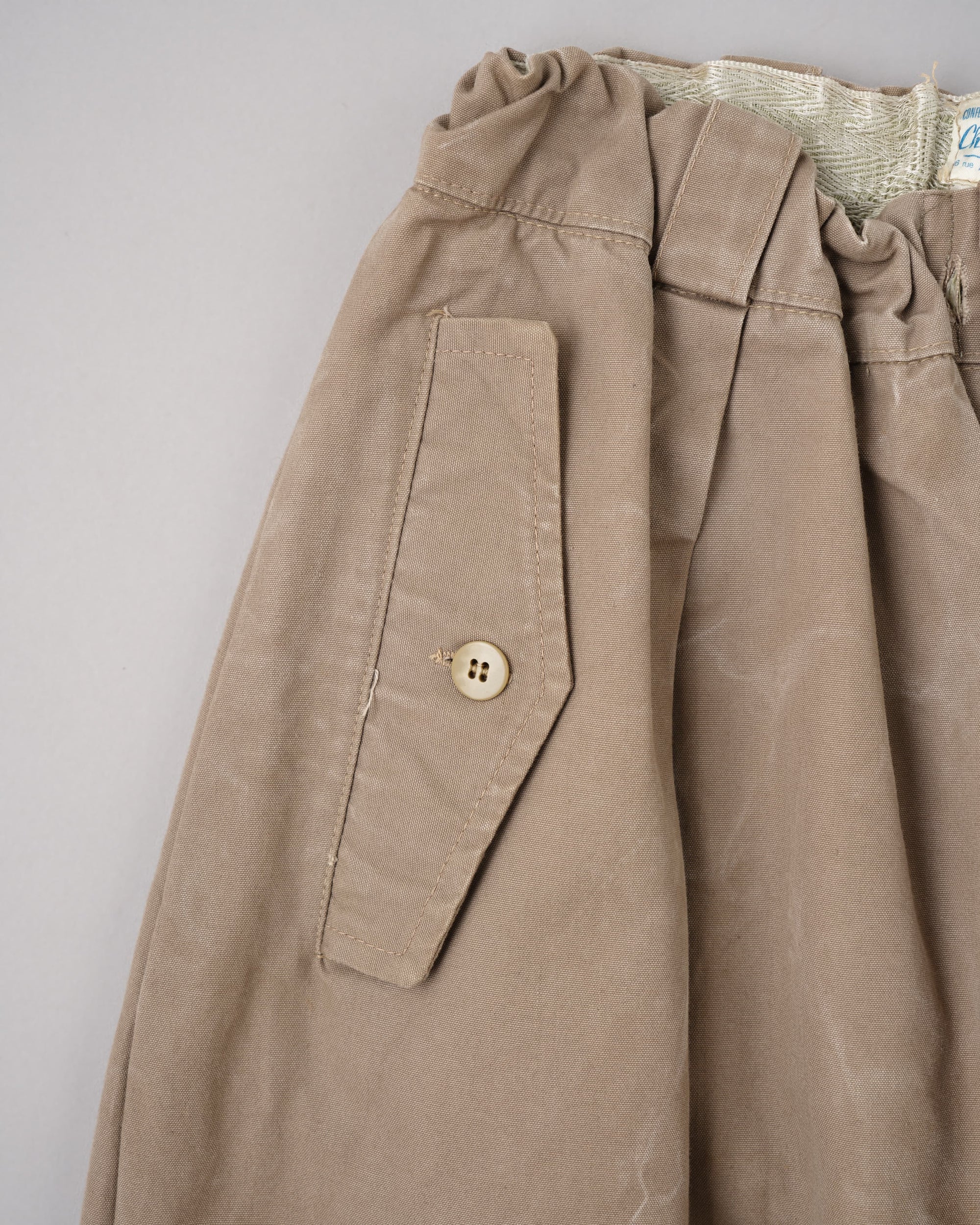 【~60's】French Vintage Cotton Canvas Ski Pants Size.95C