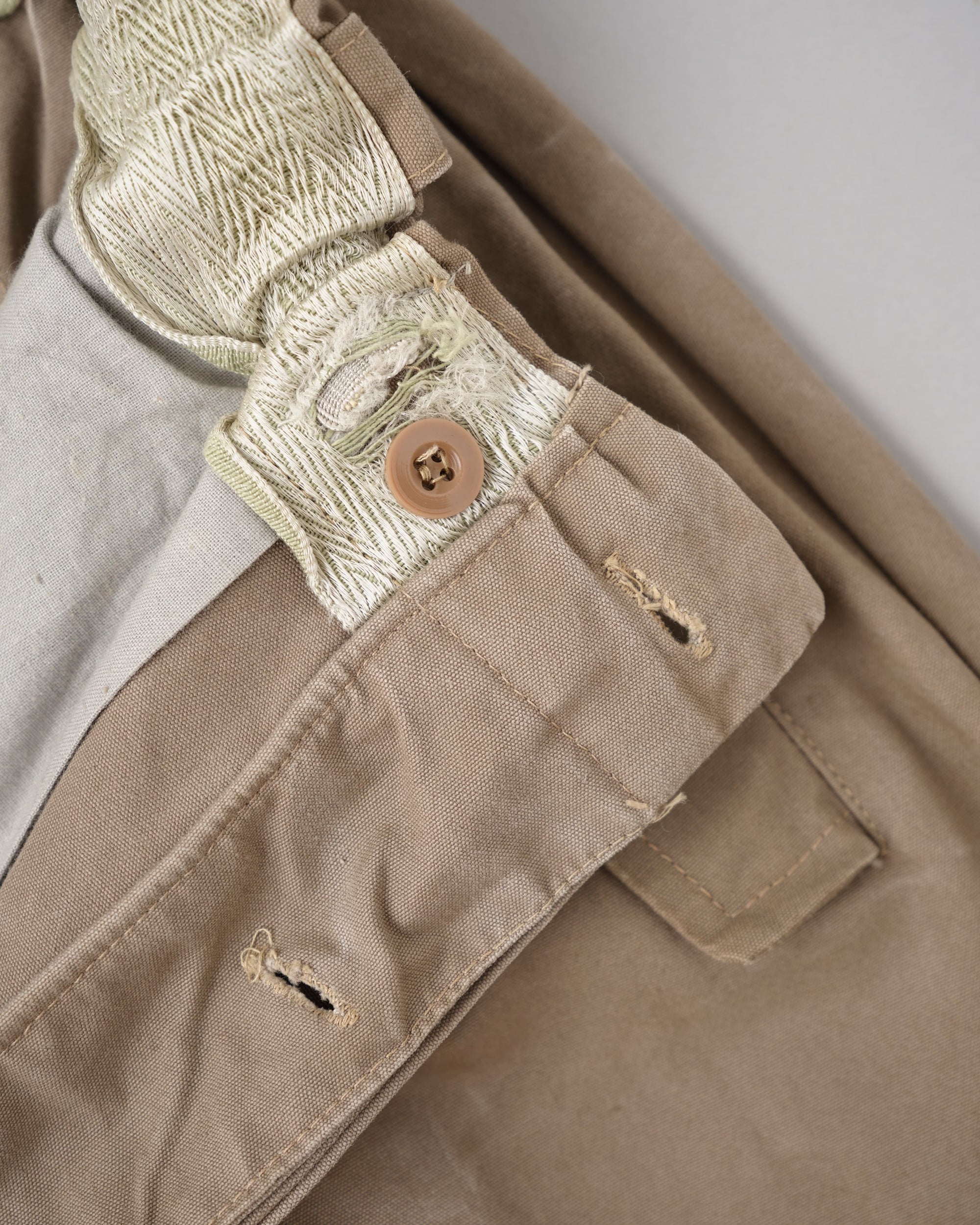 【~60's】French Vintage Cotton Canvas Ski Pants Size.95C