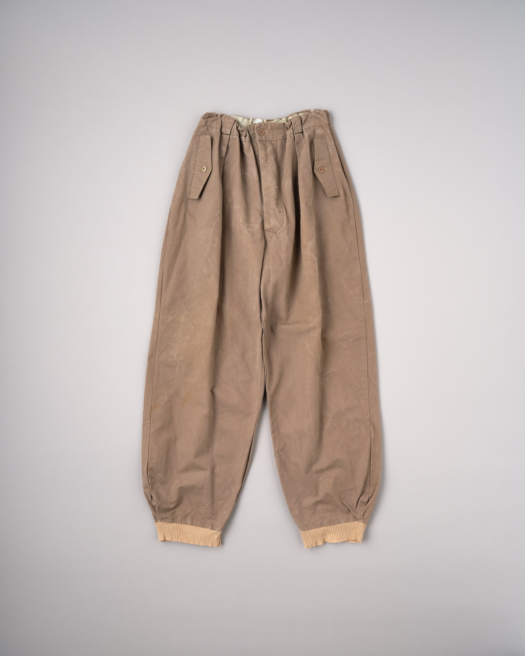 【~60's】French Vintage Cotton Canvas Ski Pants Size.95C